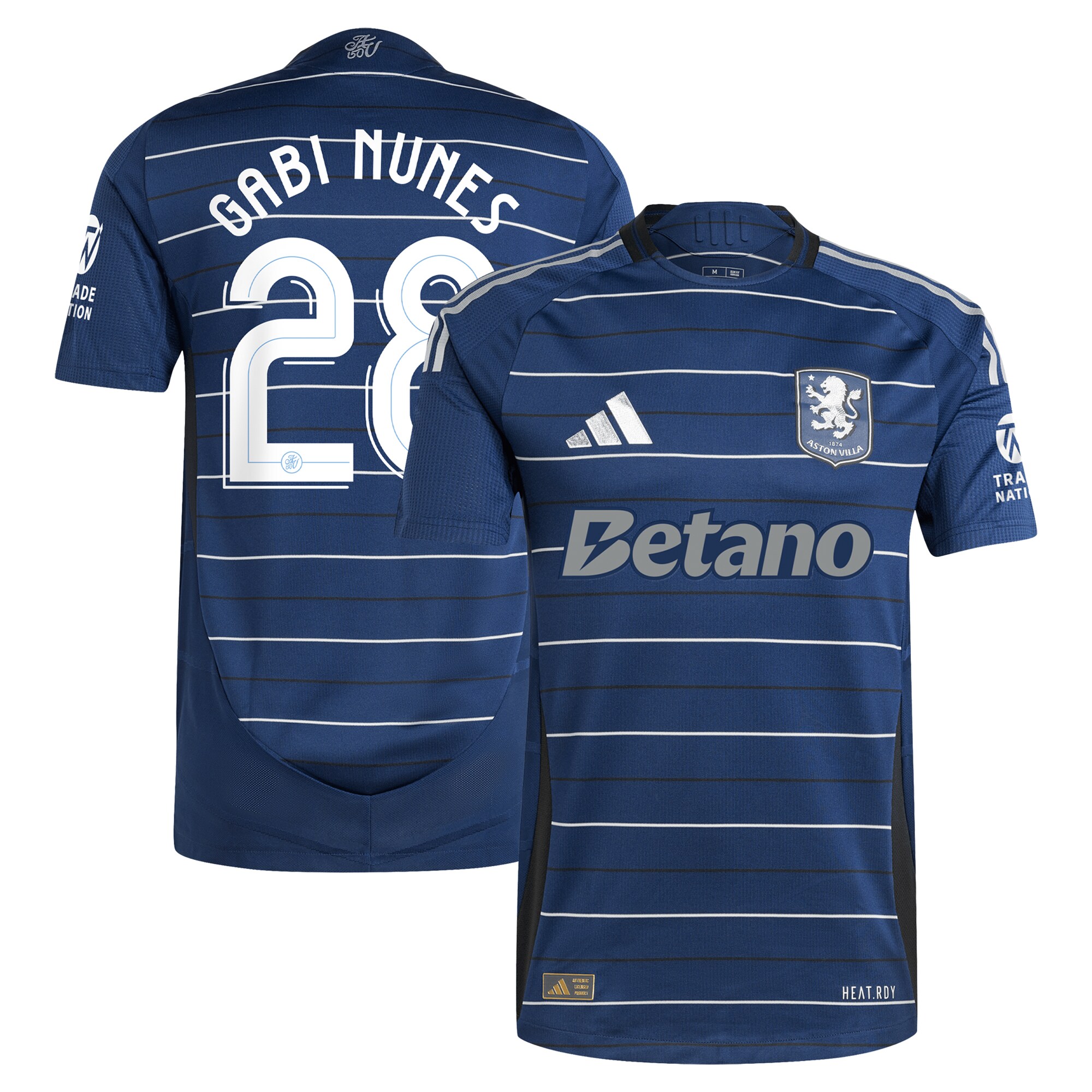 aston villa adidas third authentic shirt 2024-25 with gabi nunes 28 cup printing Collection | Aston Villa Football Kits and Shirts