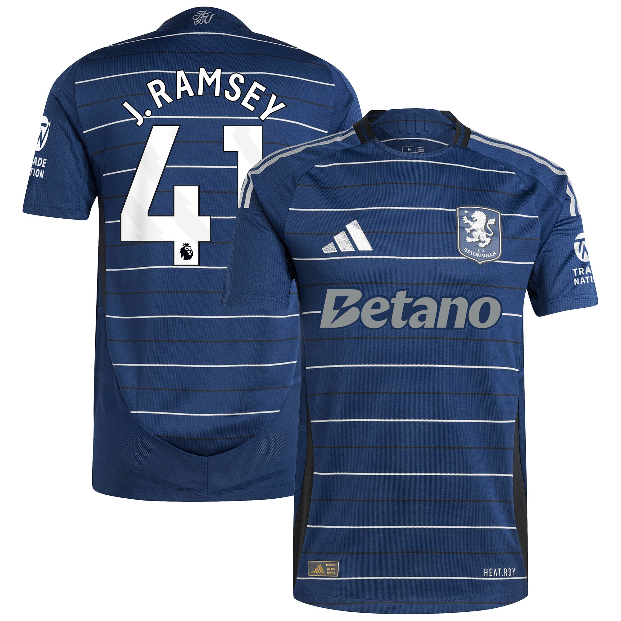 aston villa adidas third authentic shirt 2024-25 with j. ramsey 41 printing Collection | Aston Villa Football Kits and Shirts