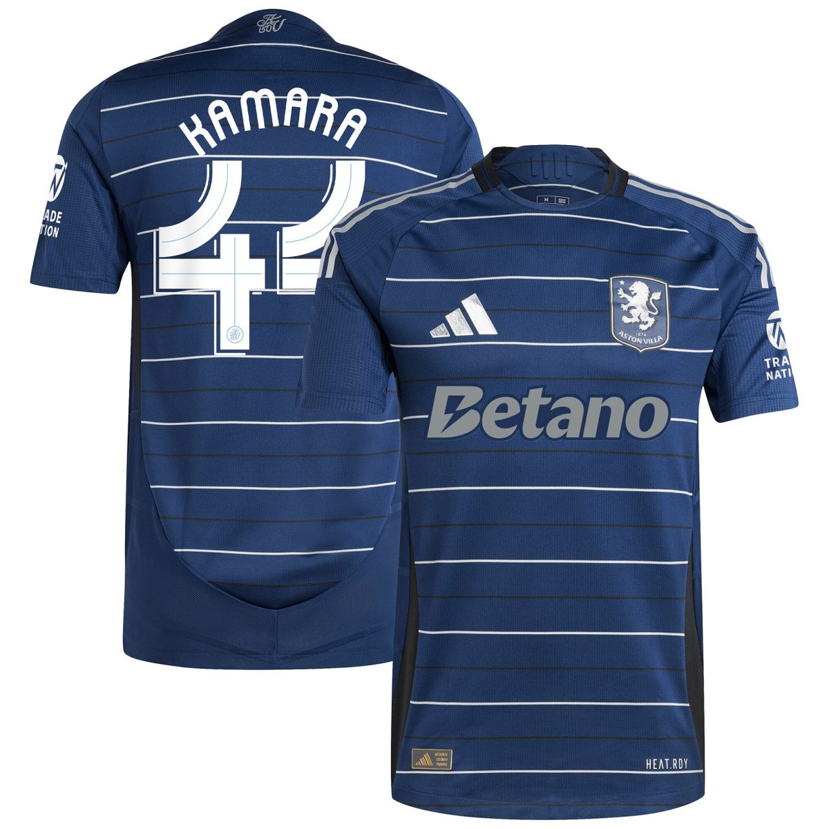 aston villa adidas third authentic shirt 2024-25 with kamara 44 cup printing Collection | Aston Villa Football Kits and Shirts