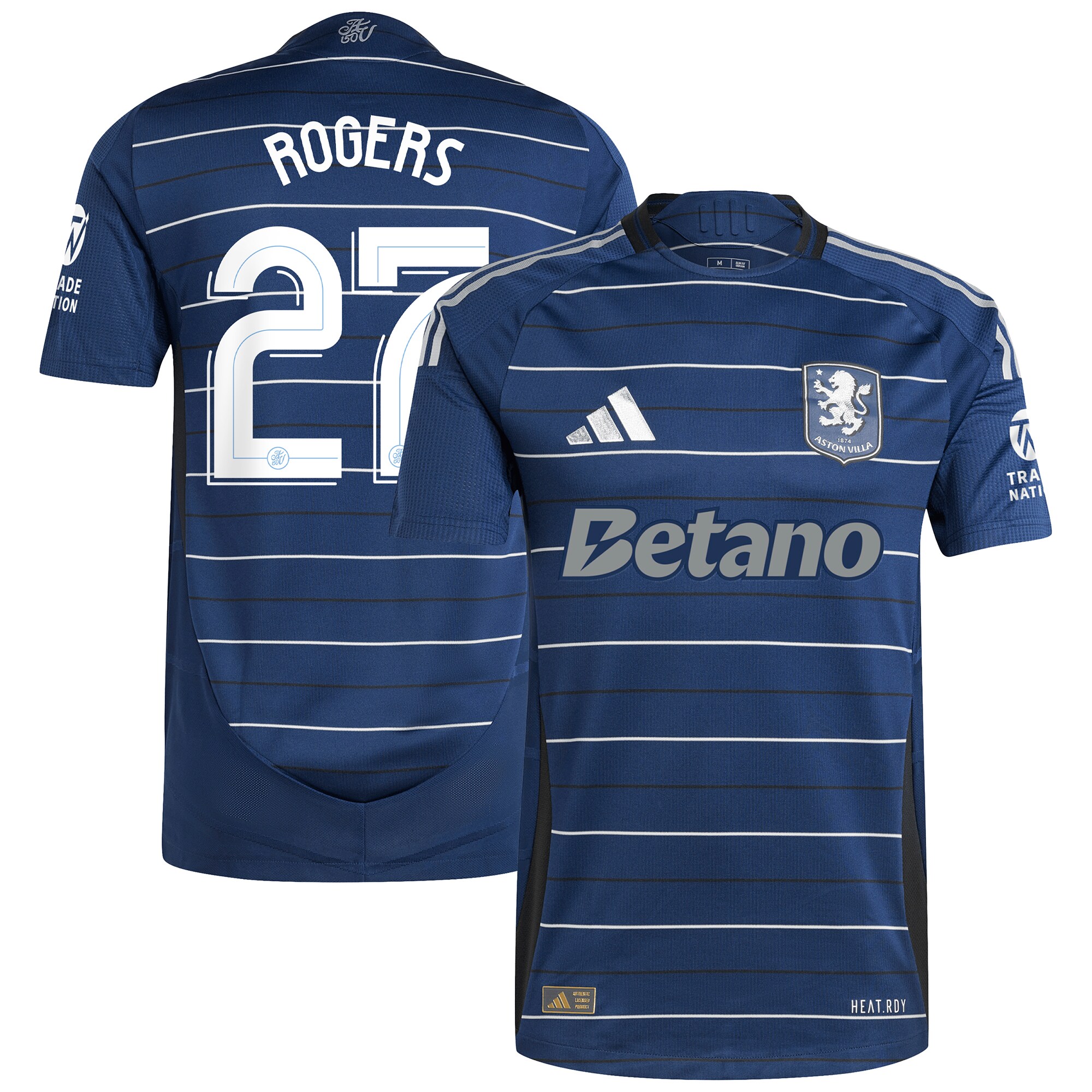 aston villa adidas third authentic shirt 2024-25 with rogers 27 cup printing Collection | Aston Villa Football Kits and Shirts