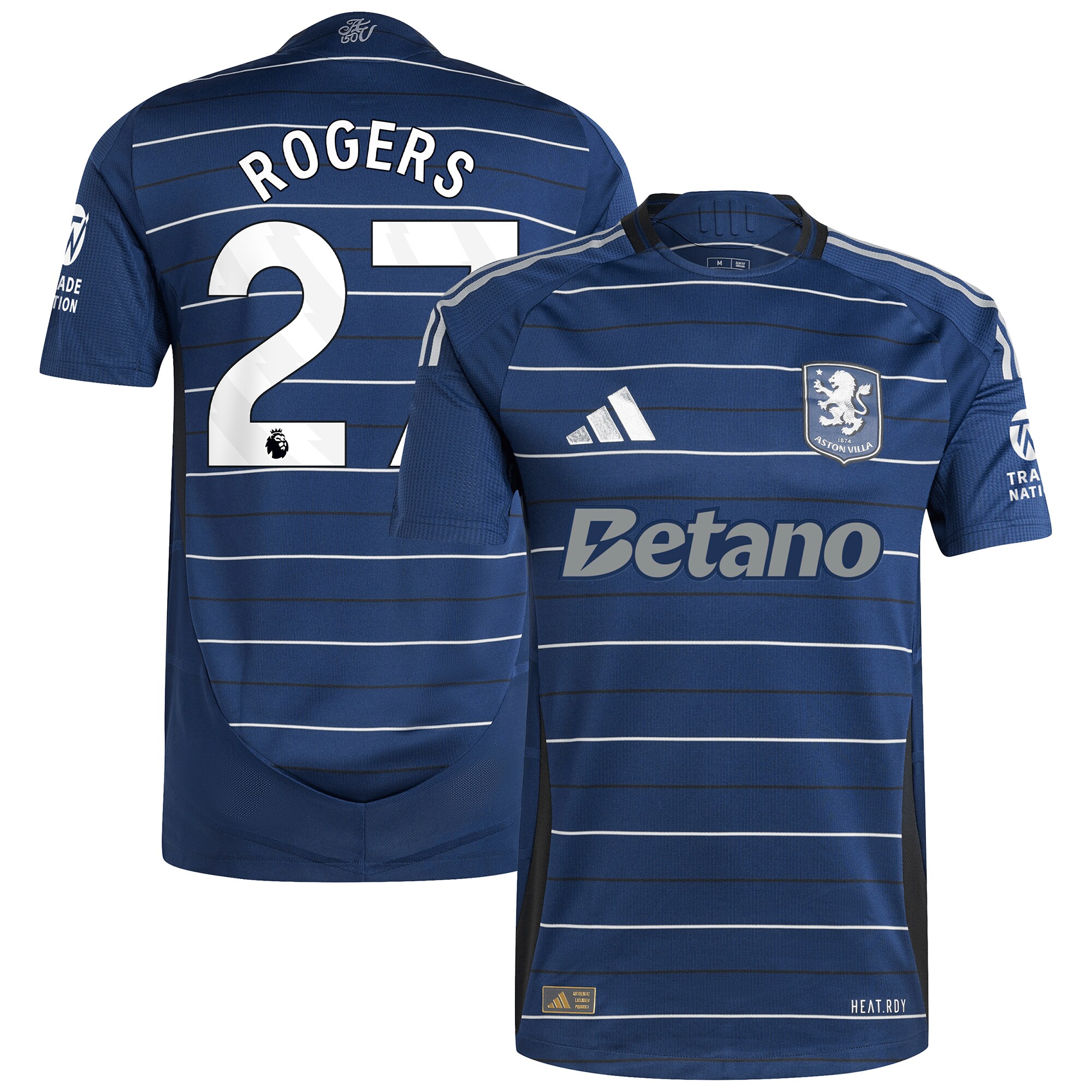 aston villa adidas third authentic shirt 2024-25 with rogers 27 printing Collection | Aston Villa Football Kits and Shirts