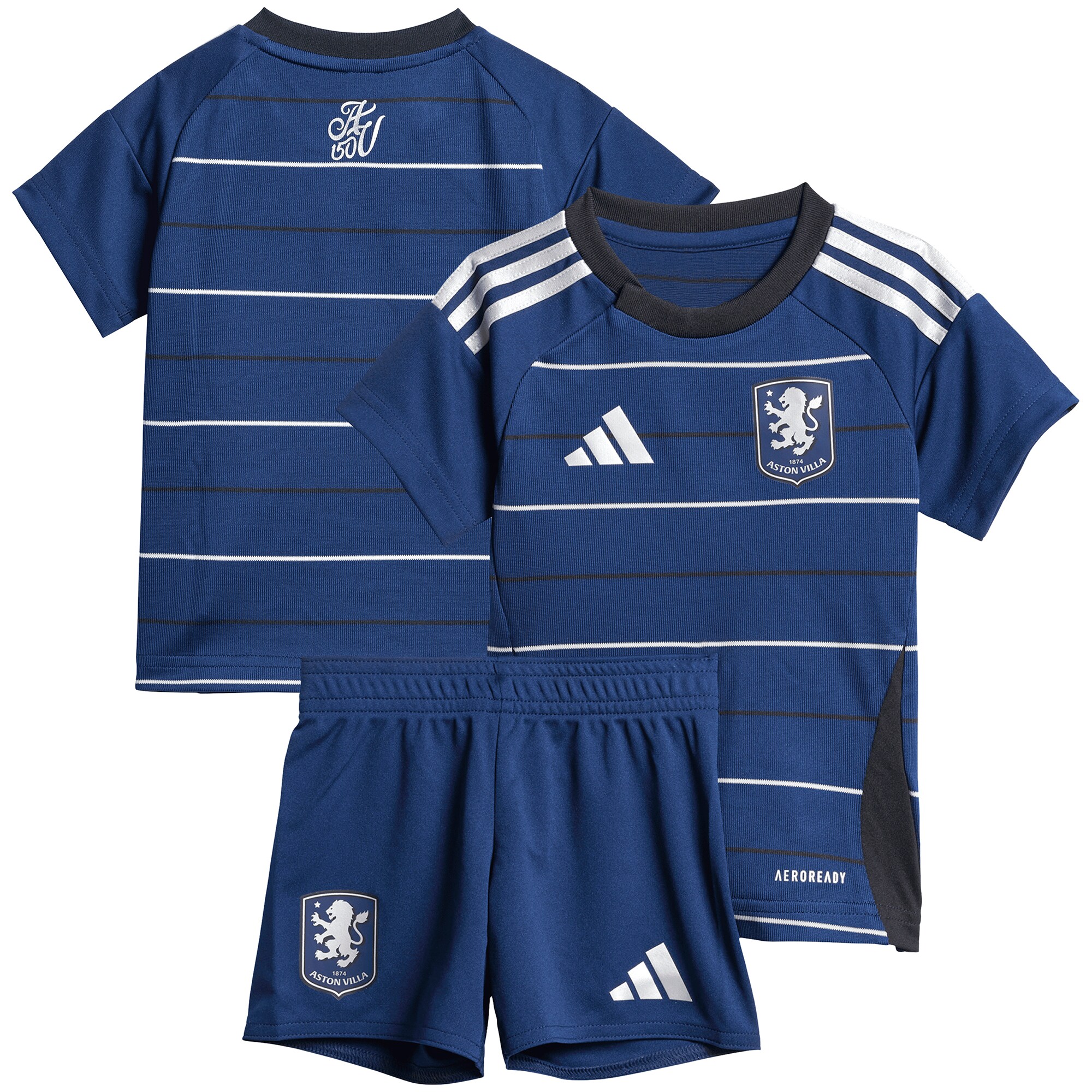 aston villa adidas third baby kit 2024-25 with custom printing Collection | Aston Villa Football Kits and Shirts