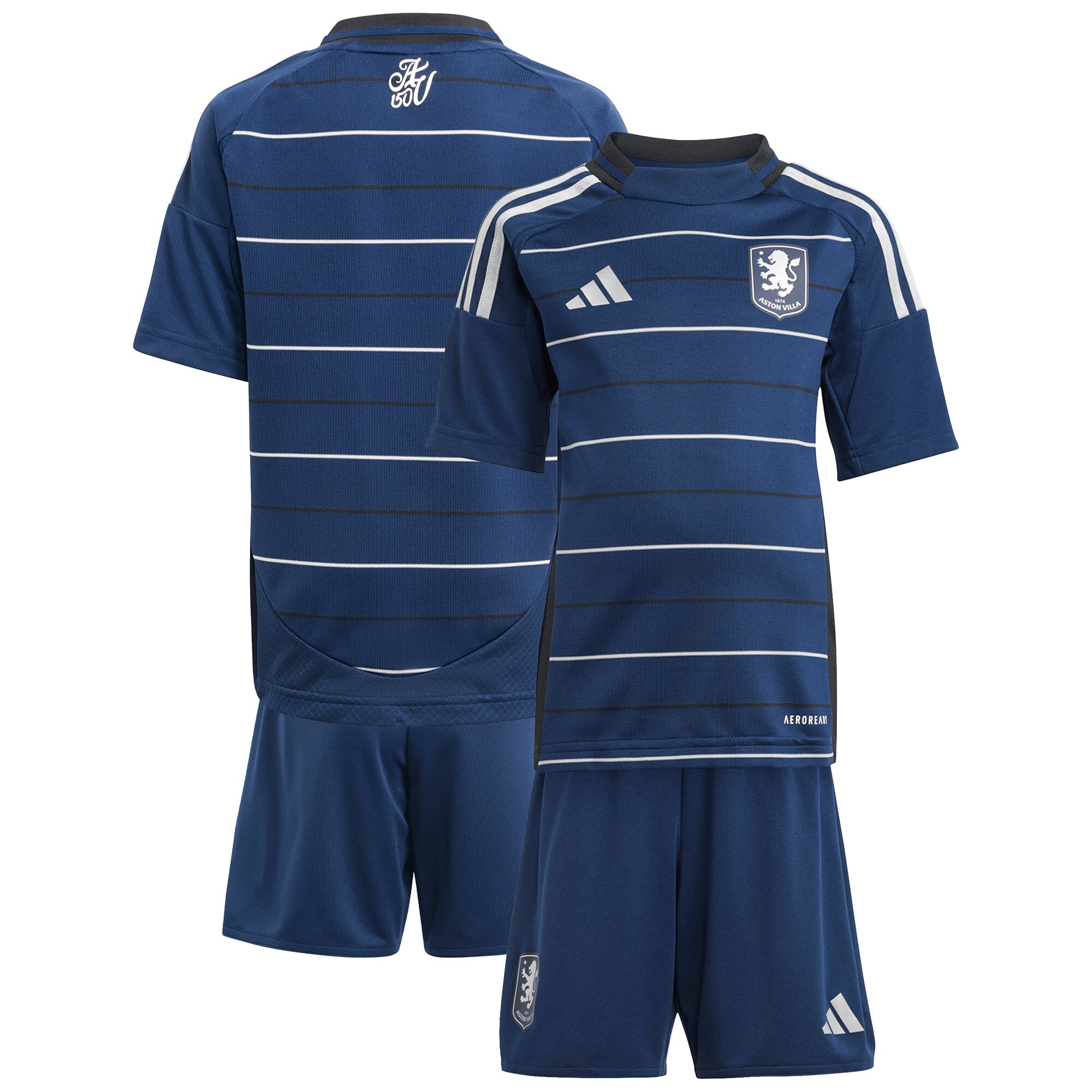 aston villa adidas third mini kit 2024-25 with custom printing Collection | Aston Villa Football Kits and Shirts