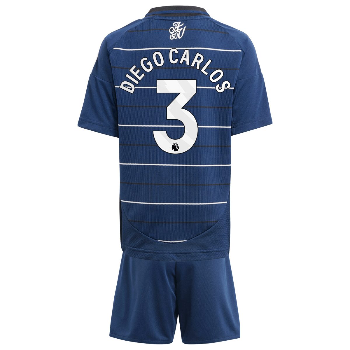 aston villa adidas third minikit 2024-25 with diego carlos 3 printing Collection | Aston Villa Football Kits and Shirts