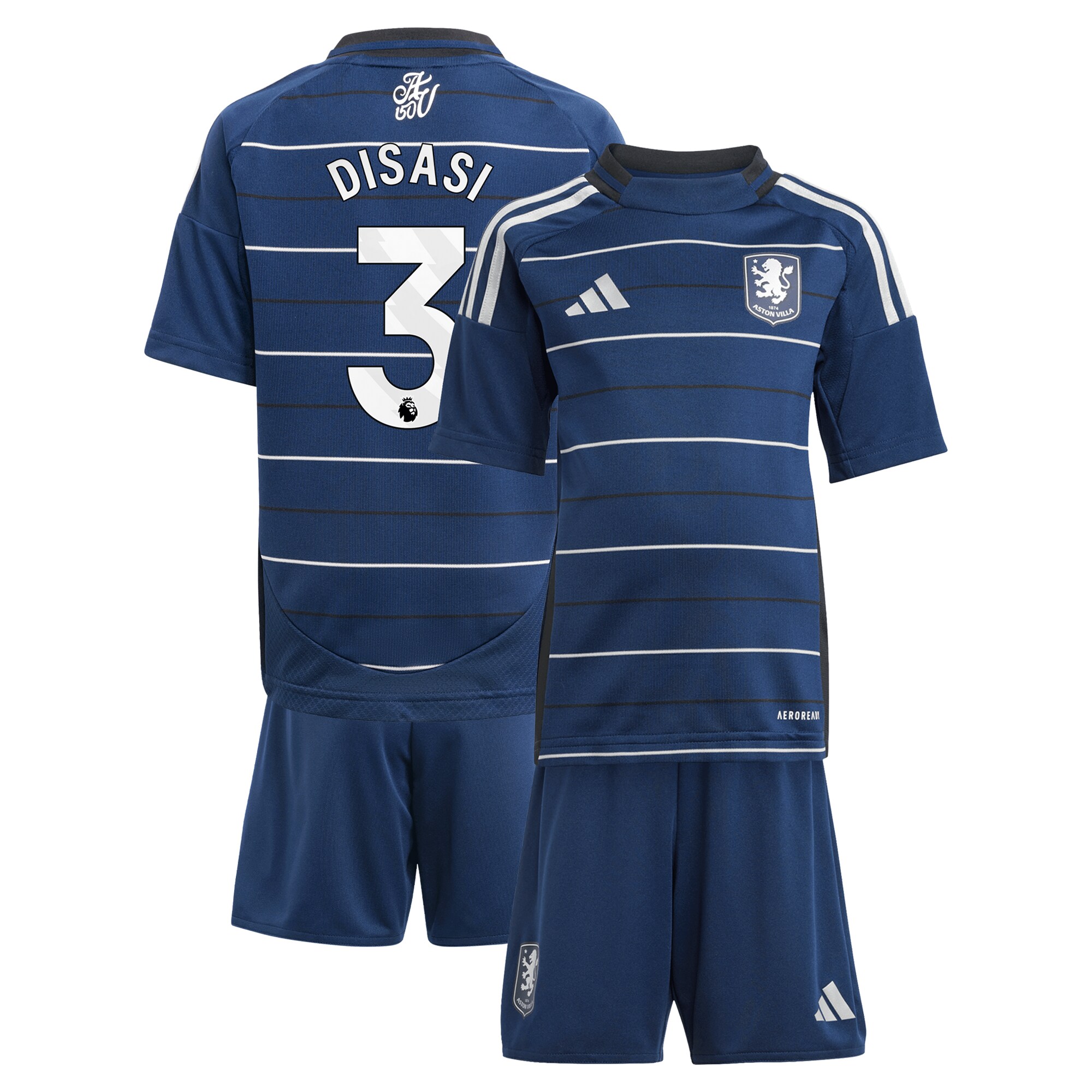 aston villa adidas third minikit 2024-25 with disasi 3 printing Collection | Aston Villa Football Kits and Shirts