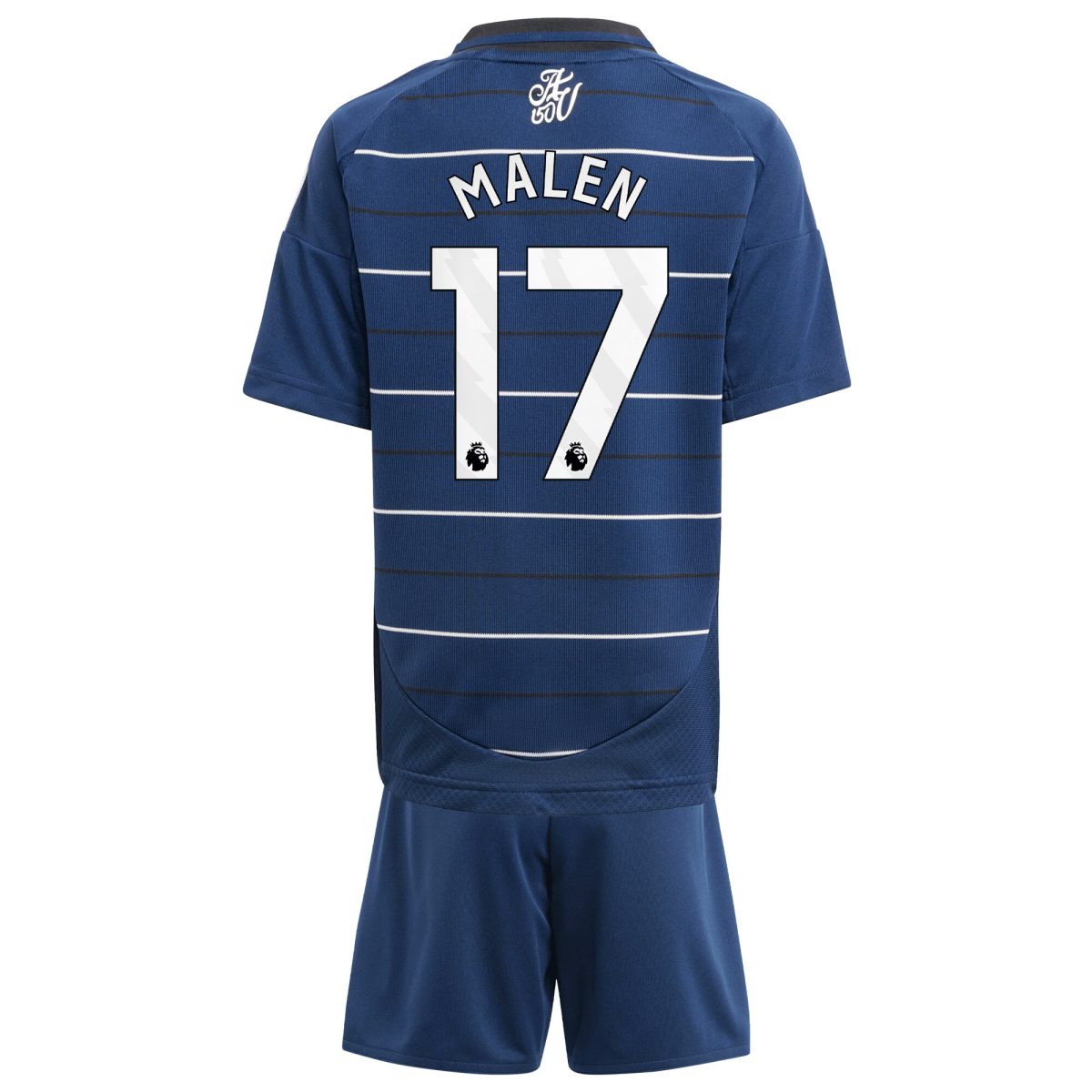 aston villa adidas third minikit 2024-25 with malen 17 printing Collection | Aston Villa Football Kits and Shirts