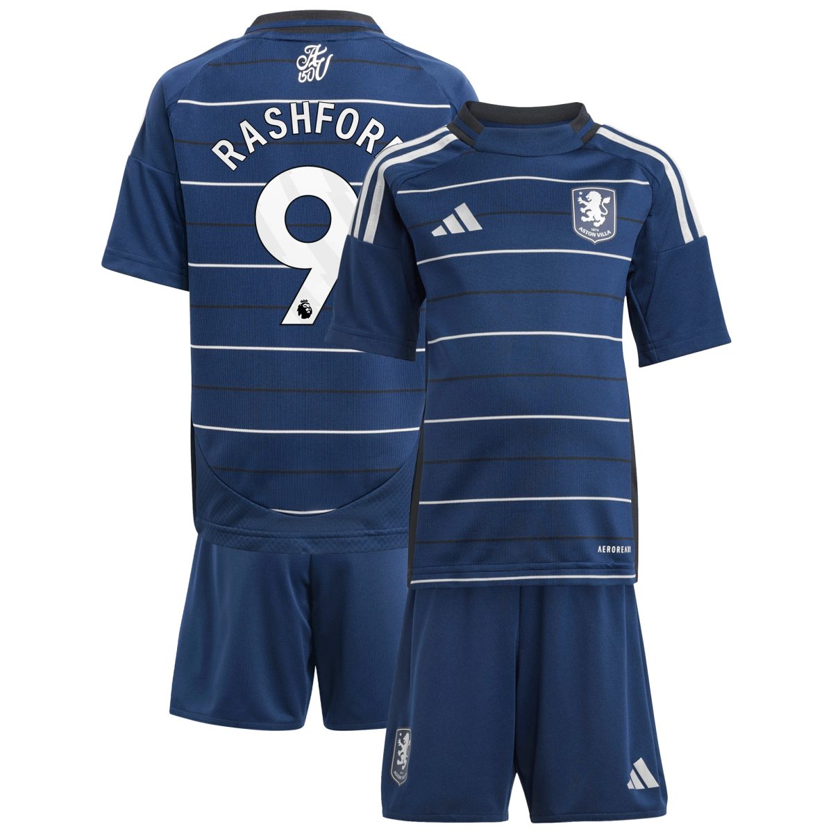aston villa adidas third minikit 2024-25 with rashford 9 printing Collection | Aston Villa Football Kits and Shirts