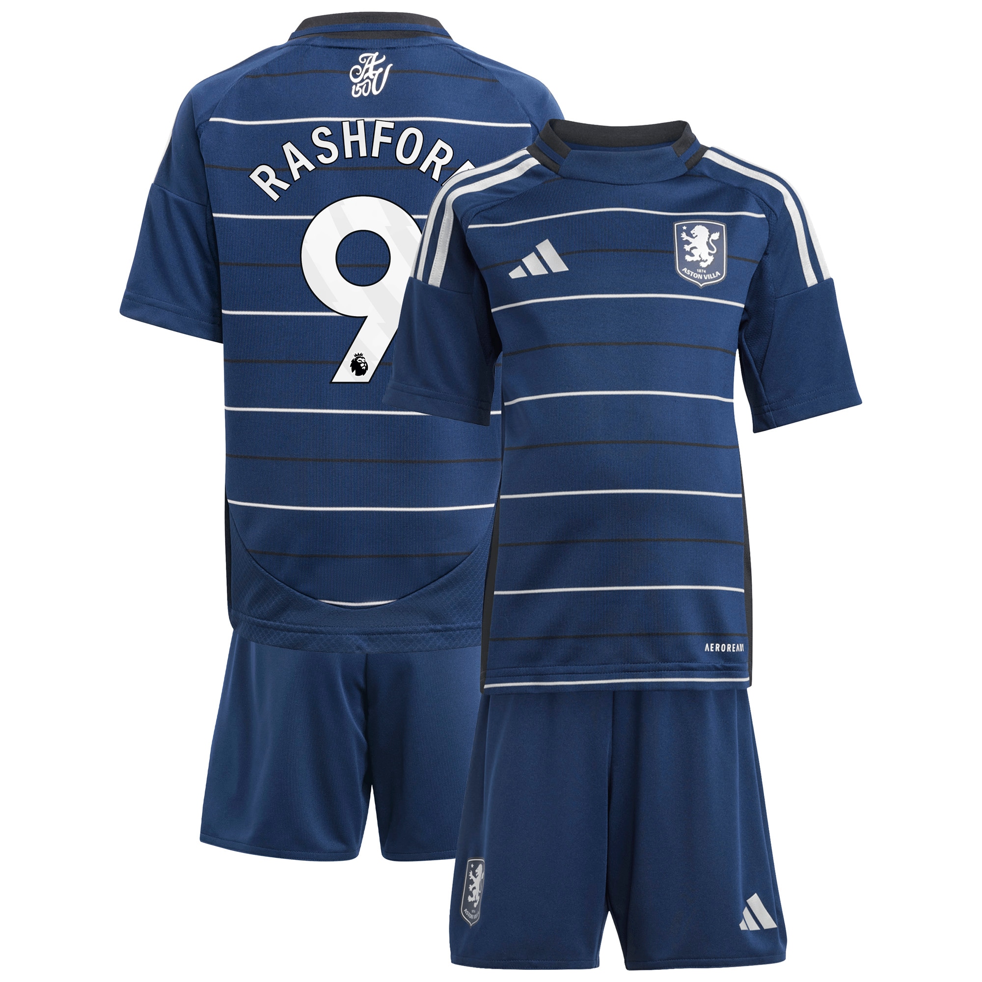 aston villa adidas third minikit 2024-25 with rashford 9 printing Collection | Aston Villa Football Kits and Shirts