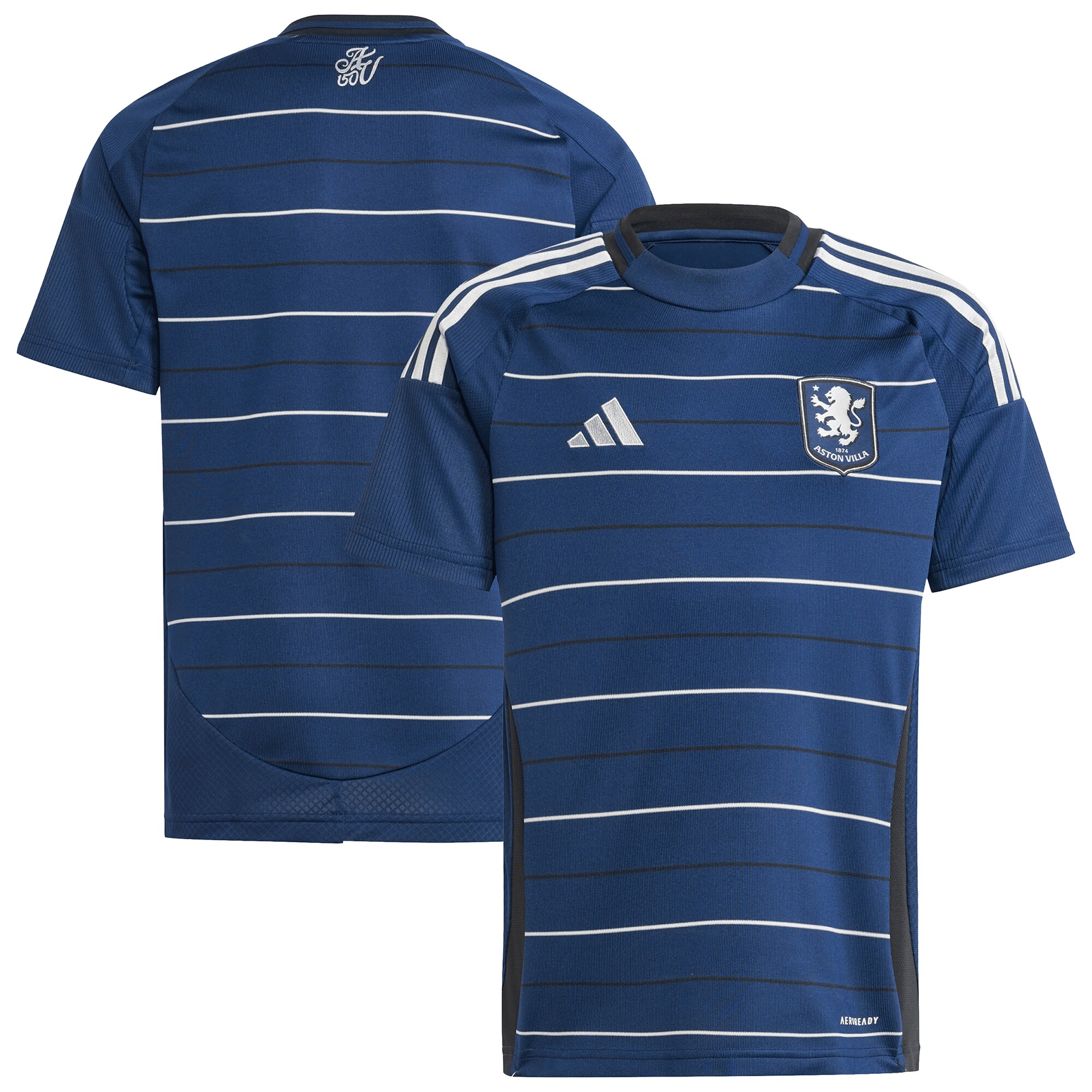 aston villa adidas third shirt 2024-25 – kids with custom printing Collection | Aston Villa Football Kits and Shirts