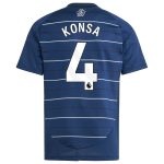 aston villa adidas third shirt 2024-25 – kids with konsa 4 printing Collection | Aston Villa Football Kits and Shirts