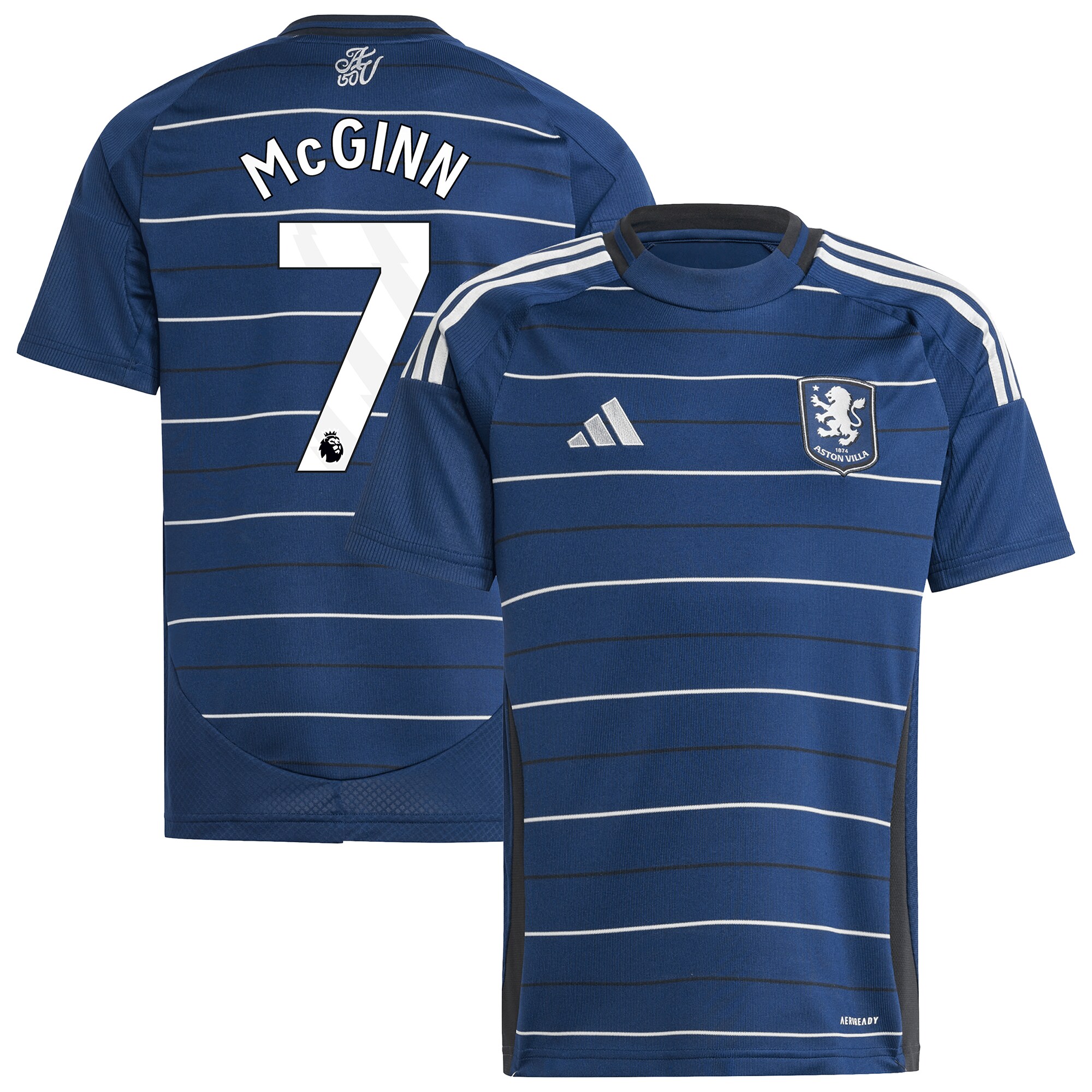 aston villa adidas third shirt 2024-25 – kids with mcginn 7 printing Collection | Aston Villa Football Kits and Shirts