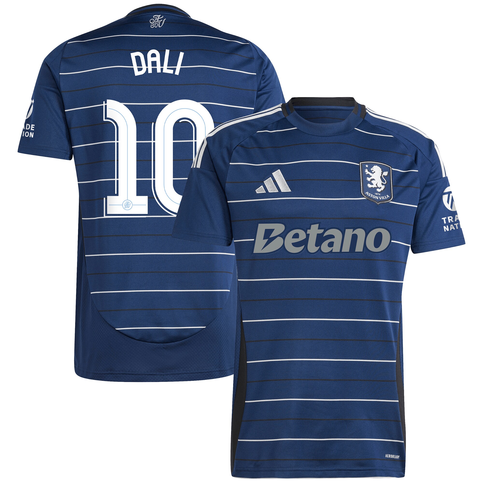 aston villa adidas third shirt 2024-25 with dali 10 cup printing Collection | Aston Villa Football Kits and Shirts
