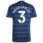 aston villa adidas third shirt 2024-25 with diego carlos 3 printing Collection | Aston Villa Football Kits and Shirts
