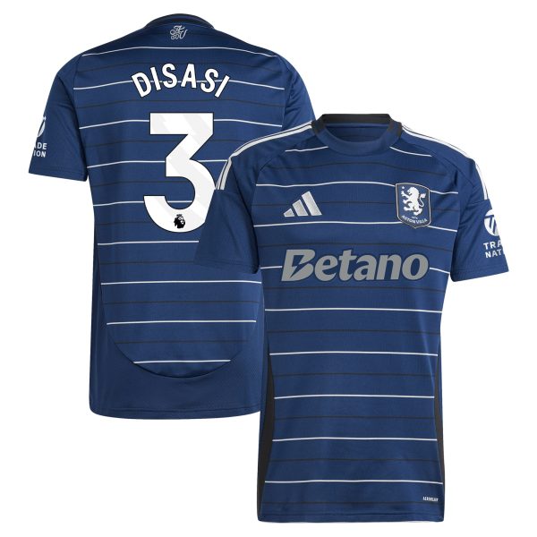 aston villa adidas third shirt 2024-25 with disasi 3 printing Collection | Aston Villa Football Kits and Shirts