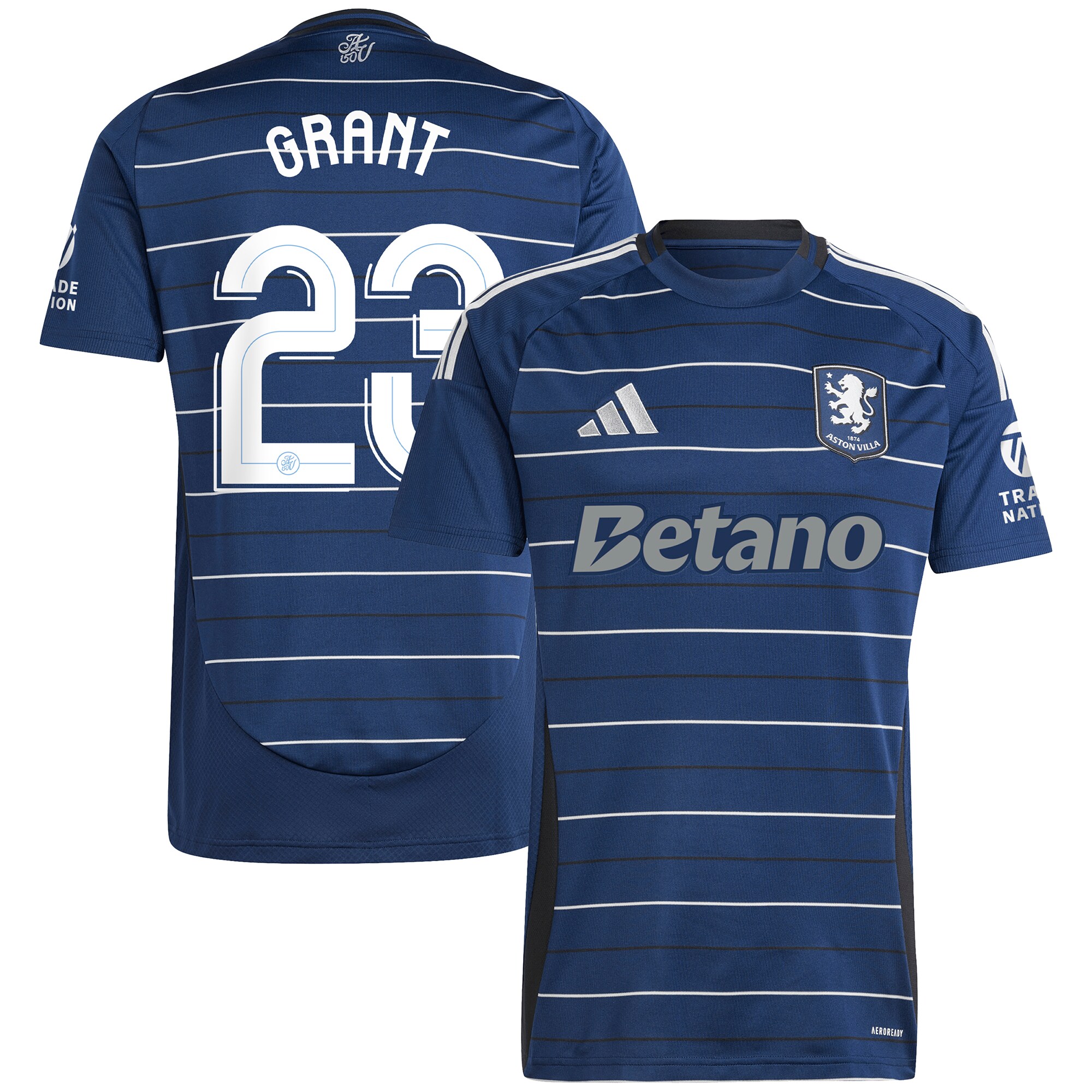 aston villa adidas third shirt 2024-25 with grant 23 cup printing Collection | Aston Villa Football Kits and Shirts