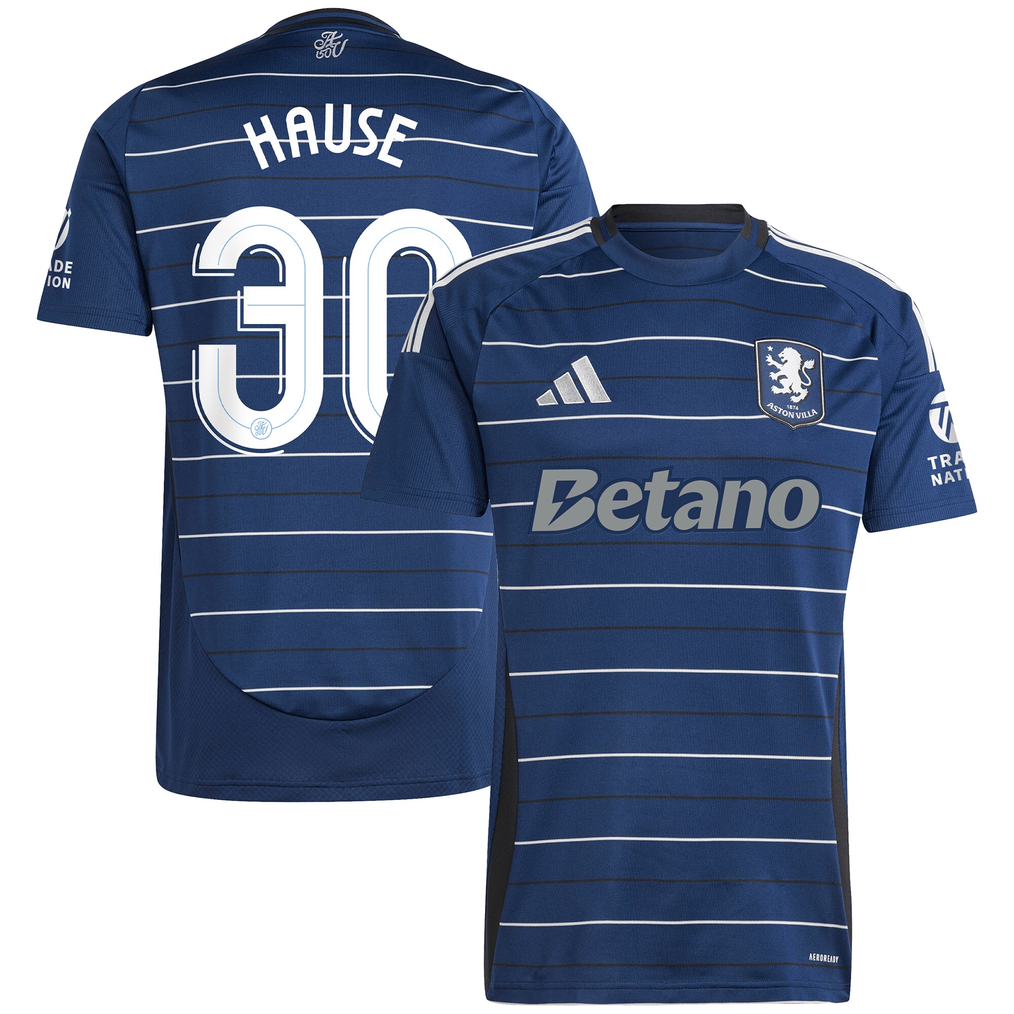 aston villa adidas third shirt 2024-25 with hause 30 cup printing Collection | Aston Villa Football Kits and Shirts