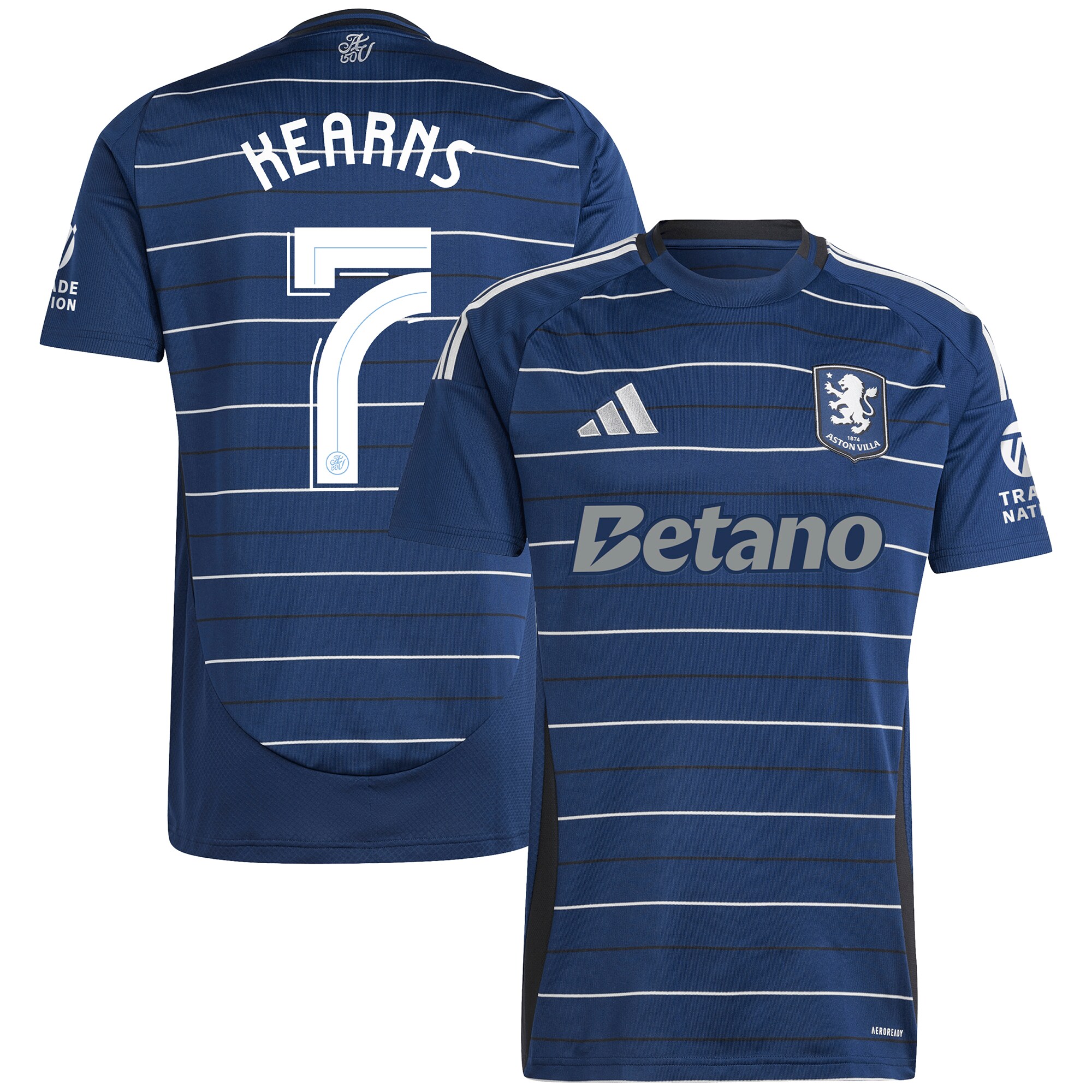 aston villa adidas third shirt 2024-25 with kearns 7 cup printing Collection | Aston Villa Football Kits and Shirts