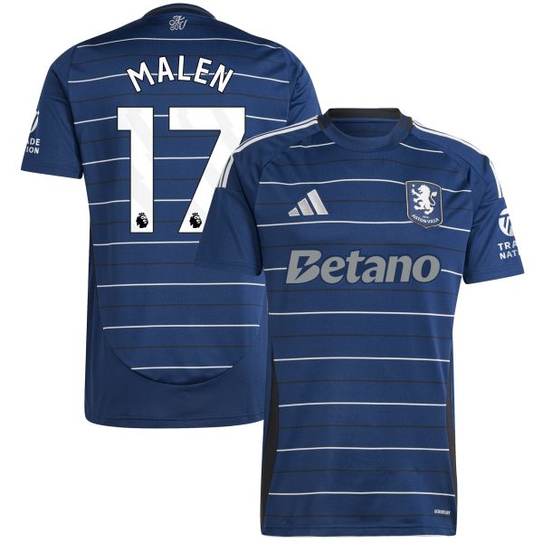 aston villa adidas third shirt 2024-25 with malen 17 printing Collection | Aston Villa Football Kits and Shirts