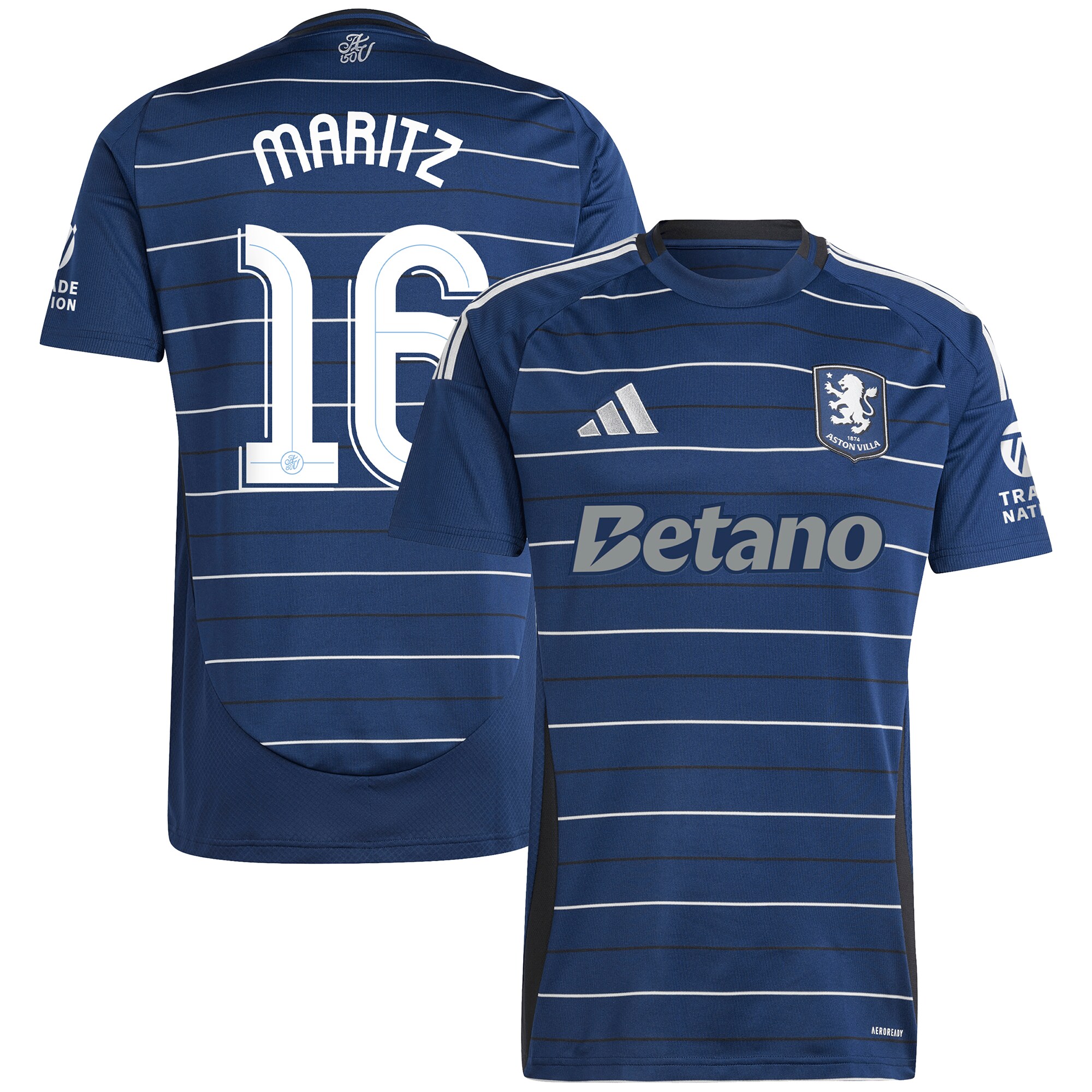 aston villa adidas third shirt 2024-25 with maritz 16 cup printing Collection | Aston Villa Football Kits and Shirts