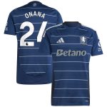 aston villa adidas third shirt 2024-25 with onana 24 printing Collection | Aston Villa Football Kits and Shirts