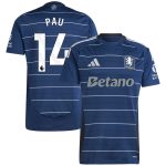 aston villa adidas third shirt 2024-25 with pau 14 printing Collection | Aston Villa Football Kits and Shirts