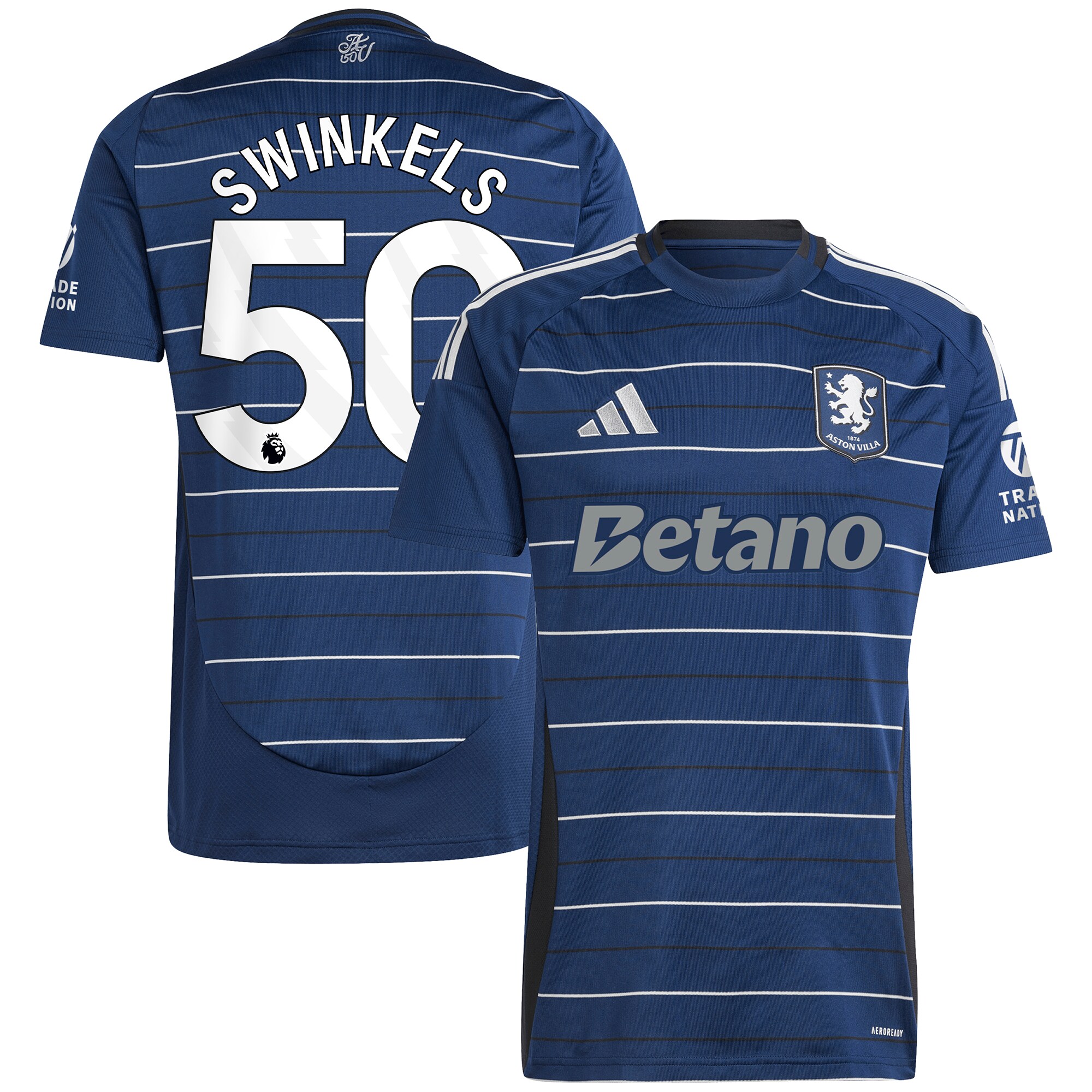 aston villa adidas third shirt 2024-25 with swinkels 50 printing Collection | Aston Villa Football Kits and Shirts