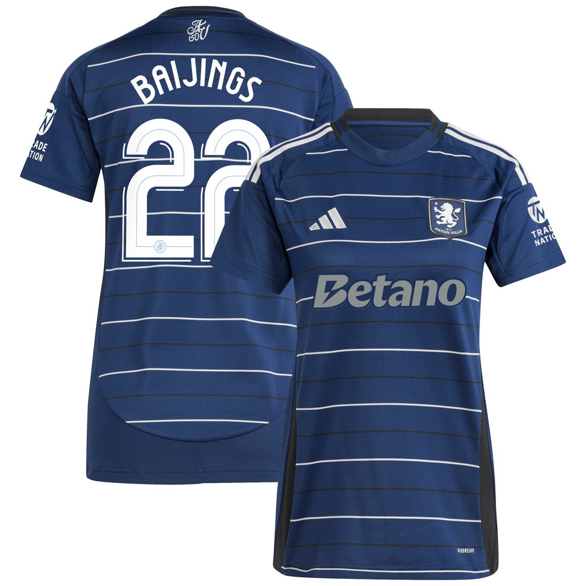 aston villa adidas third shirt 2024-25 – womens with baijings 22 cup printing Collection | Aston Villa Football Kits and Shirts