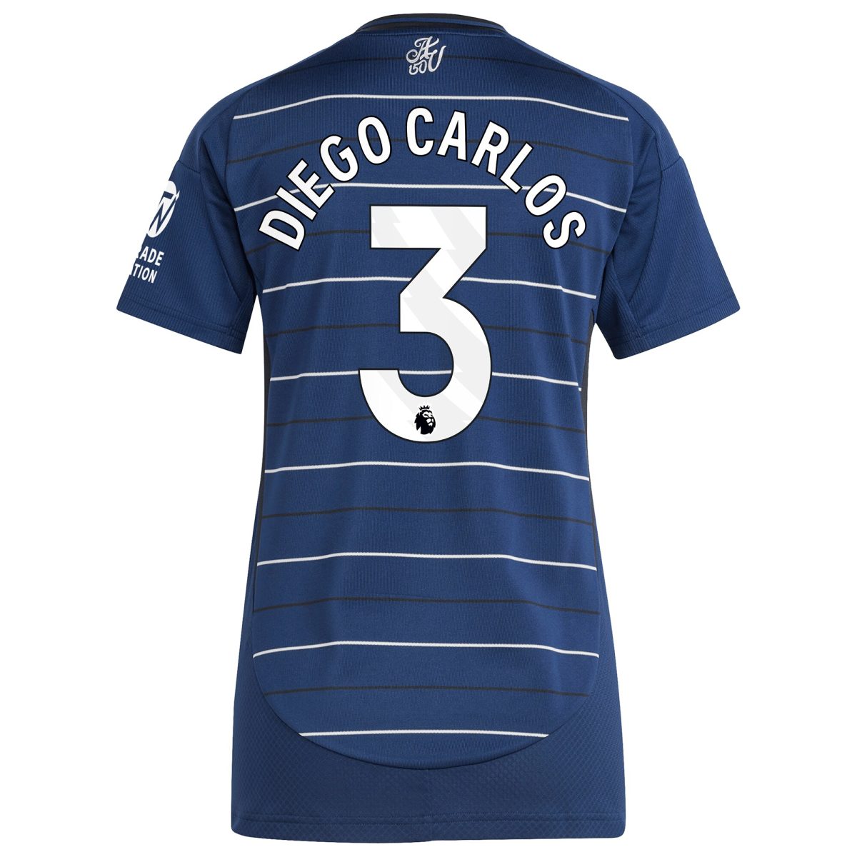 aston villa adidas third shirt 2024-25 – womens with diego carlos 3 printing Collection | Aston Villa Football Kits and Shirts