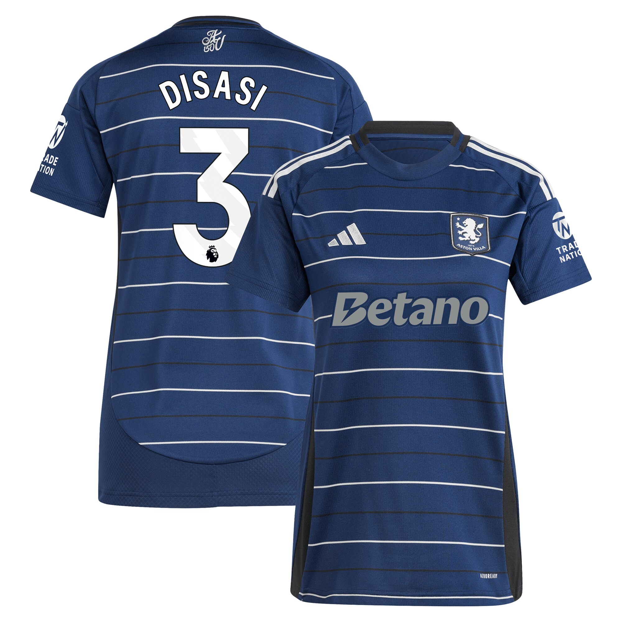 aston villa adidas third shirt 2024-25 – womens with disasi 3 printing Collection | Aston Villa Football Kits and Shirts