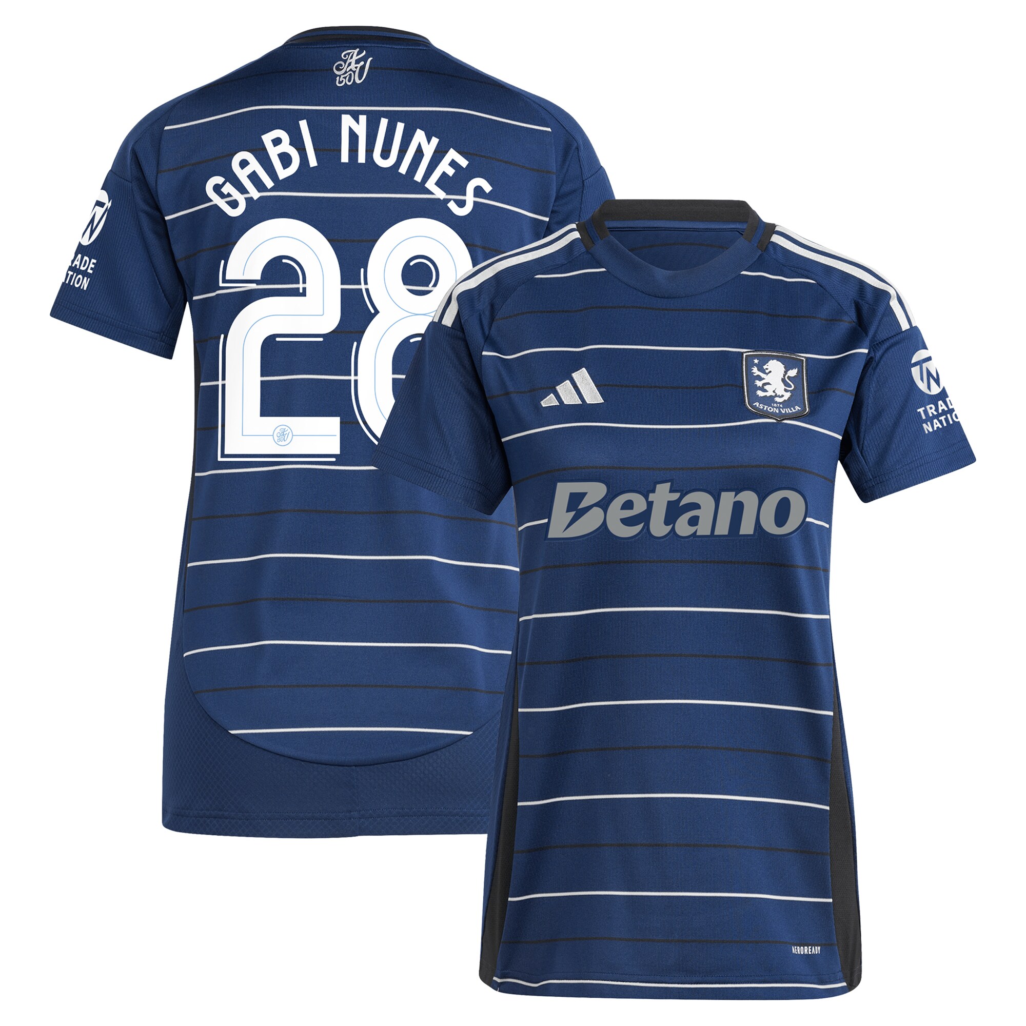 aston villa adidas third shirt 2024-25 – womens with gabi nunes 28 cup printing Collection | Aston Villa Football Kits and Shirts