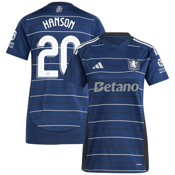 aston villa adidas third shirt 2024-25 – womens with hanson 20 cup printing Collection | Aston Villa Football Kits and Shirts