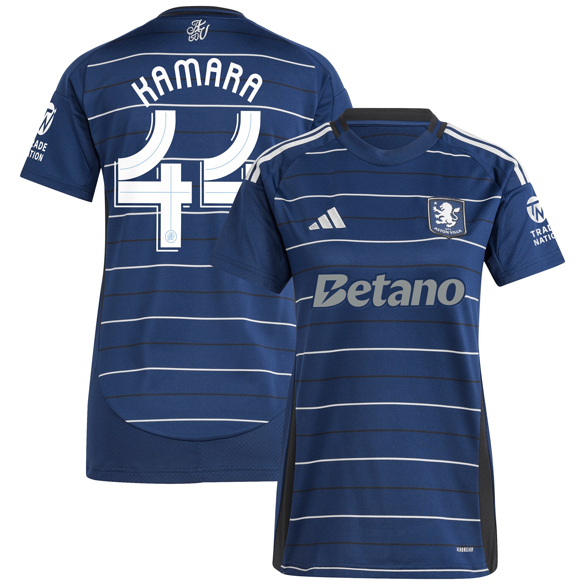aston villa adidas third shirt 2024-25 – womens with kamara 44 cup printing Collection | Aston Villa Football Kits and Shirts