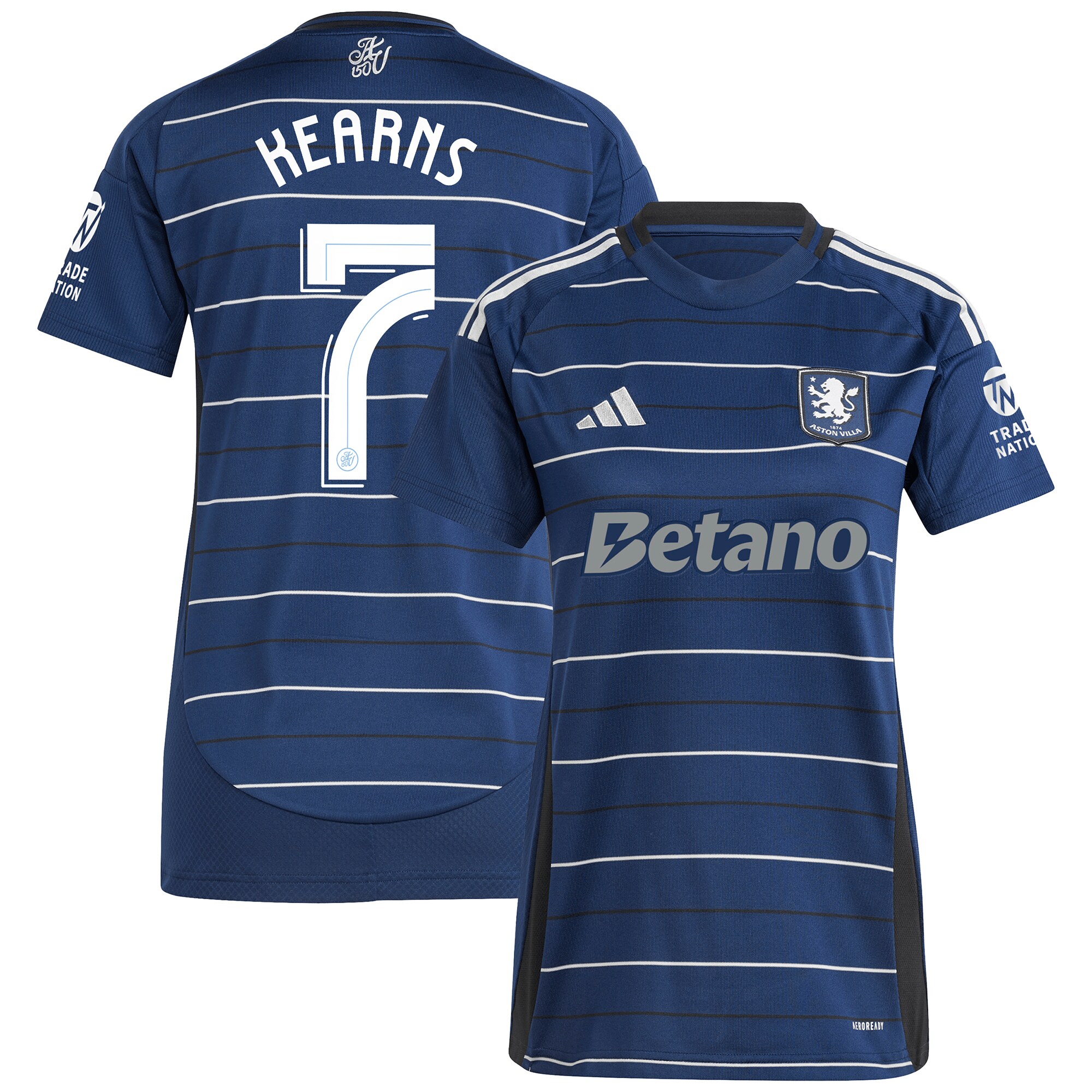 aston villa adidas third shirt 2024-25 – womens with kearns 7 cup printing Collection | Aston Villa Football Kits and Shirts