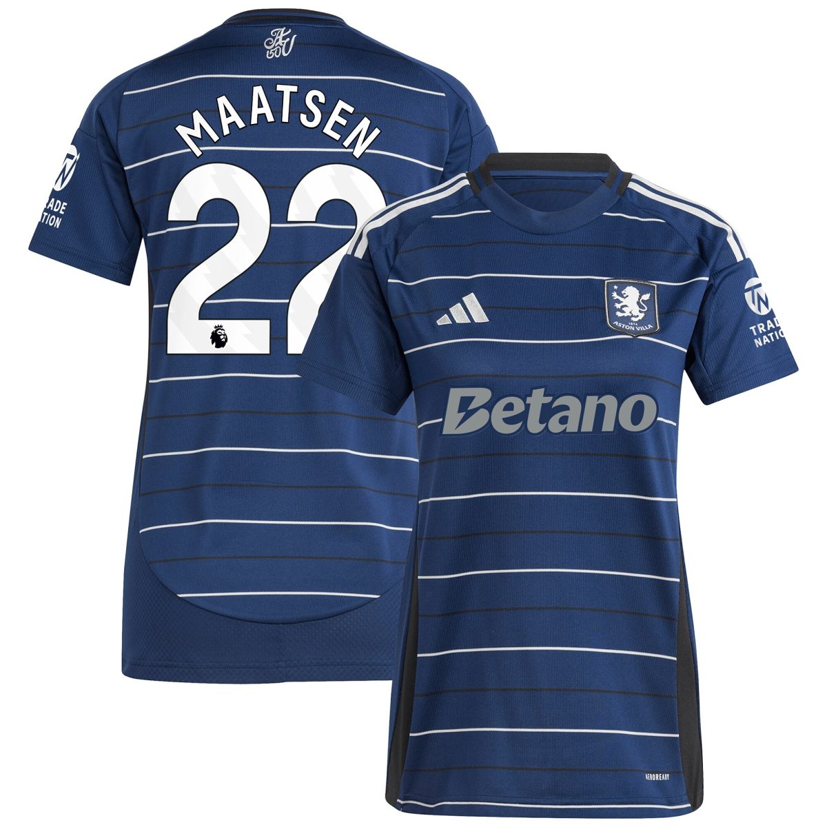 aston villa adidas third shirt 2024-25 – womens with maatsen 22 printing Collection | Aston Villa Football Kits and Shirts