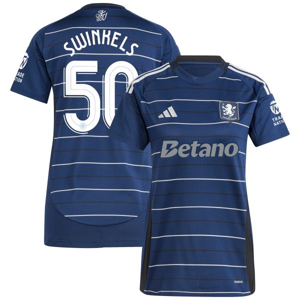 aston villa adidas third shirt 2024-25 – womens with swinkels 50 cup printing Collection | Aston Villa Football Kits and Shirts
