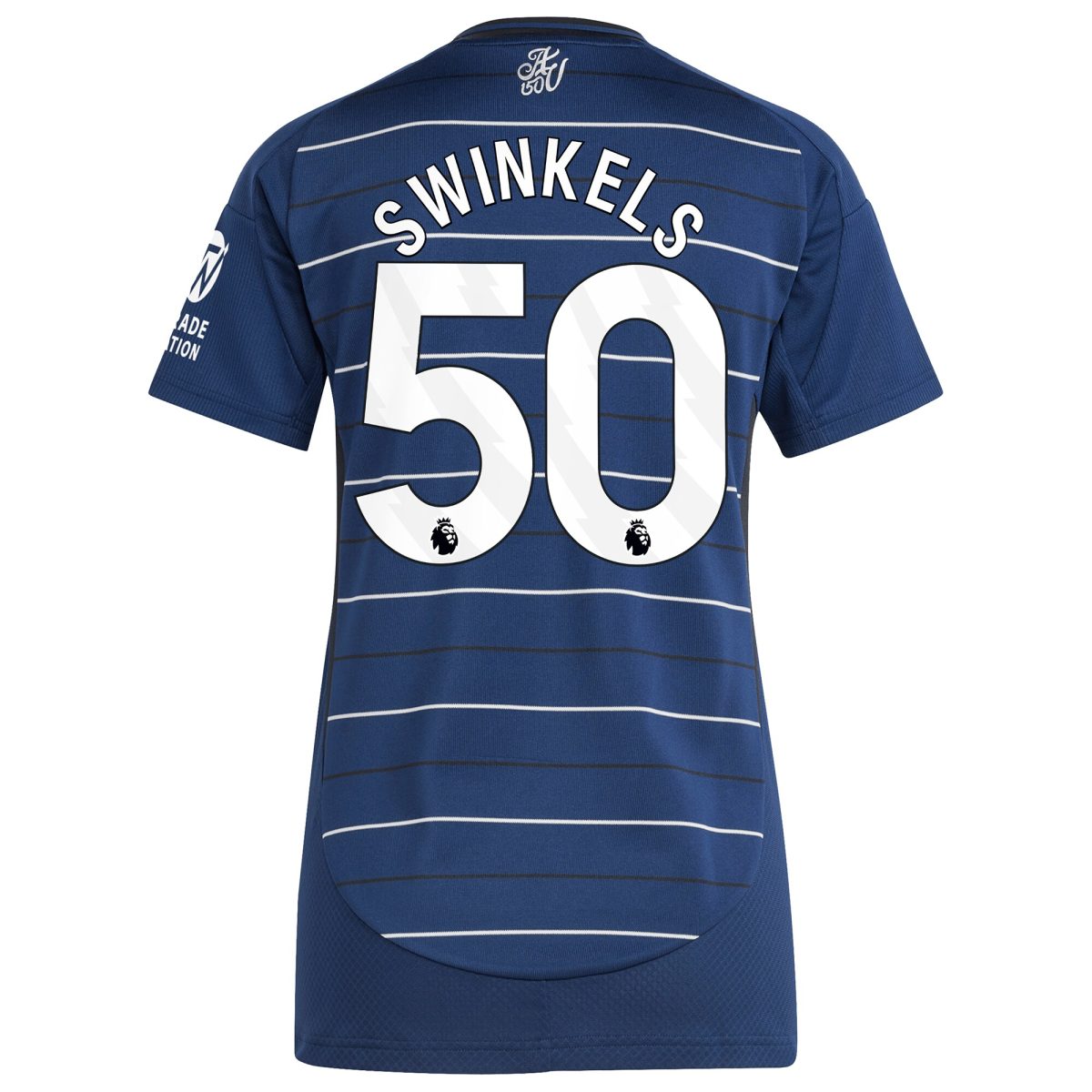 aston villa adidas third shirt 2024-25 – womens with swinkels 50 printing Collection | Aston Villa Football Kits and Shirts