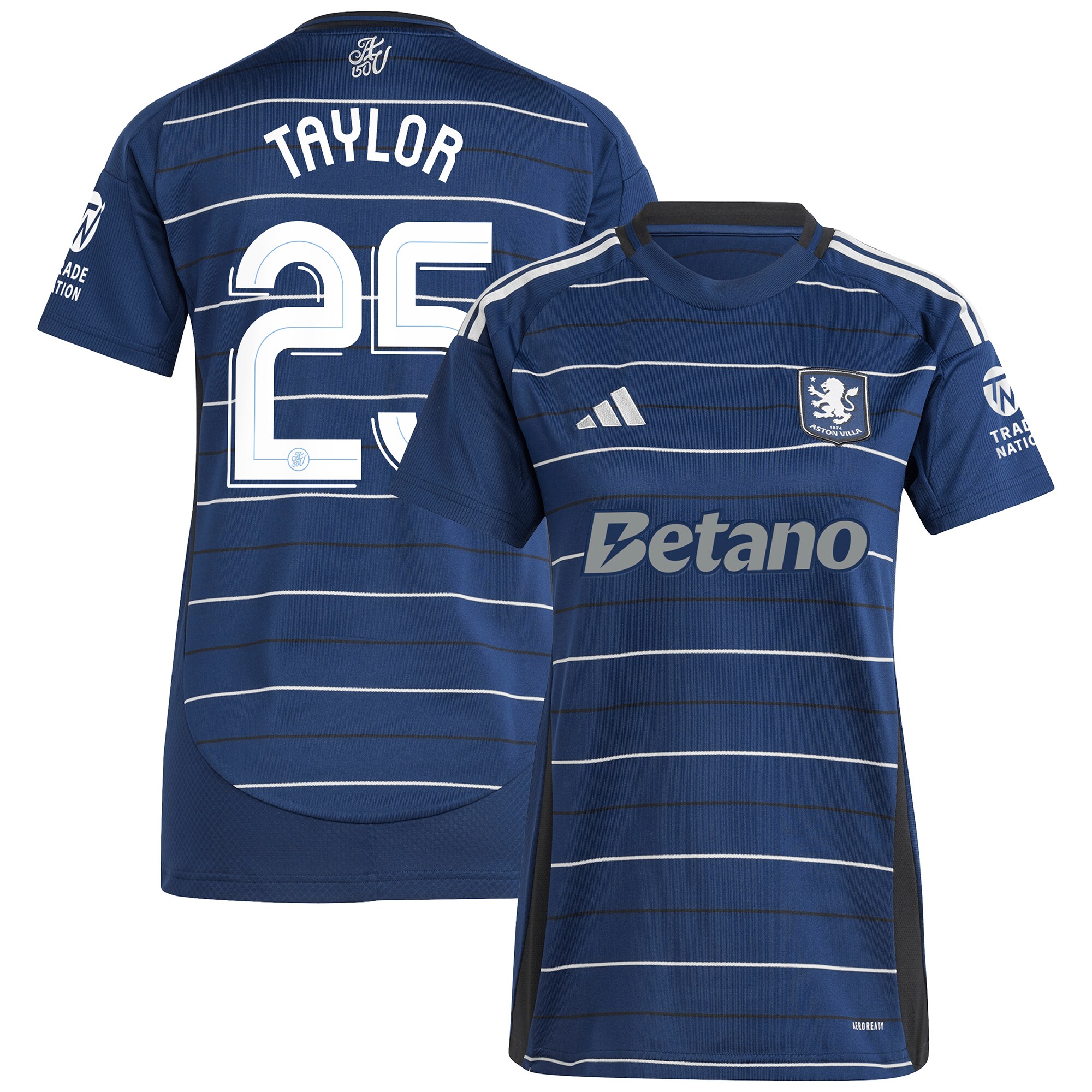 aston villa adidas third shirt 2024-25 – womens with taylor 25 cup printing Collection | Aston Villa Football Kits and Shirts