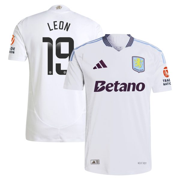 aston villa adidas wsl away authentic shirt 2024-25 with leon 19 printing Collection | Aston Villa Football Kits and Shirts