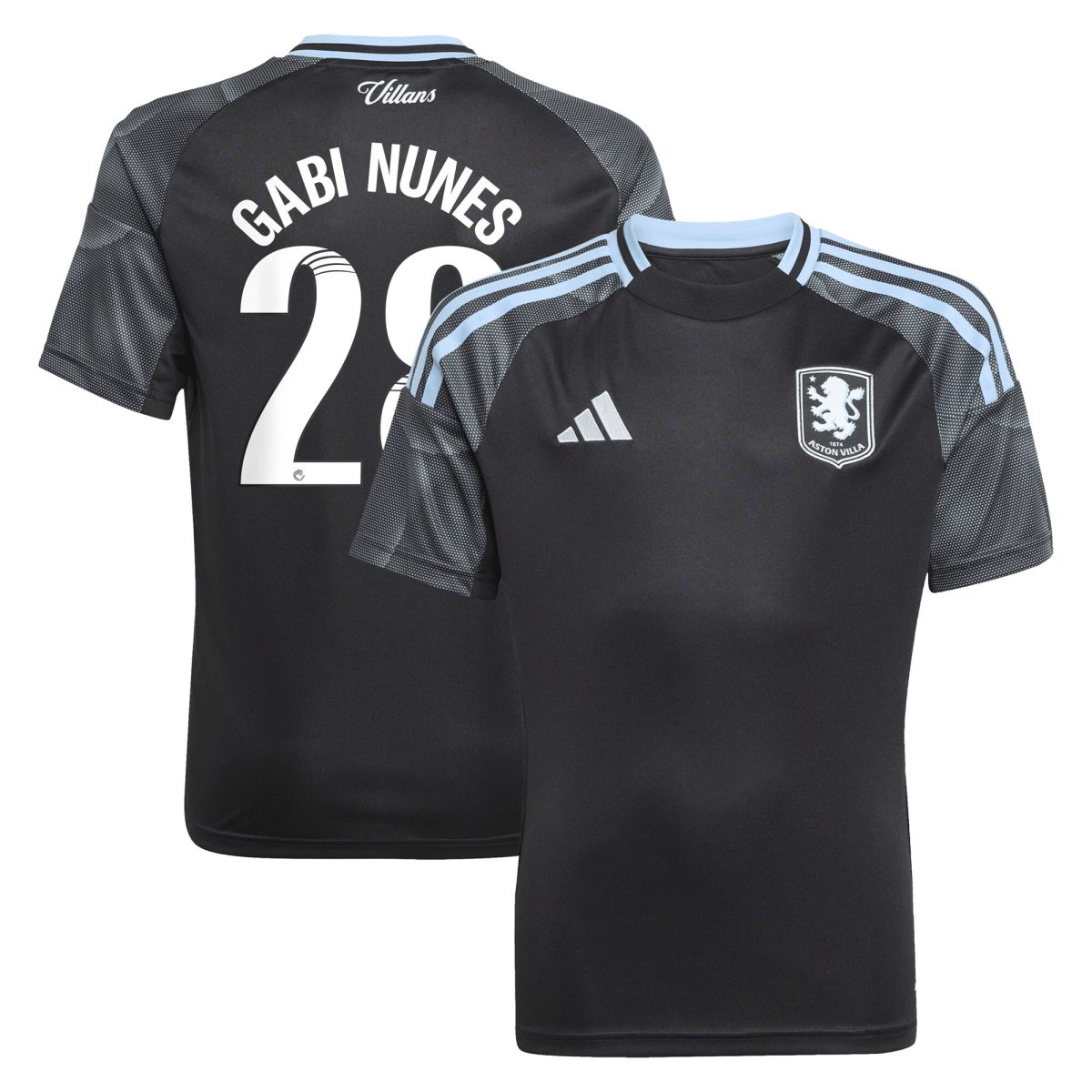 aston villa adidas wsl away shirt 2025-26 – kids with gabi nunes 28 printing Collection | Aston Villa Football Kits and Shirts