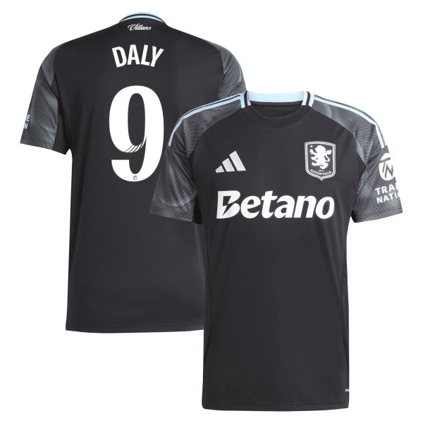 aston villa adidas wsl away shirt 2025-26 with daly 9 printing Collection | Aston Villa Football Kits and Shirts