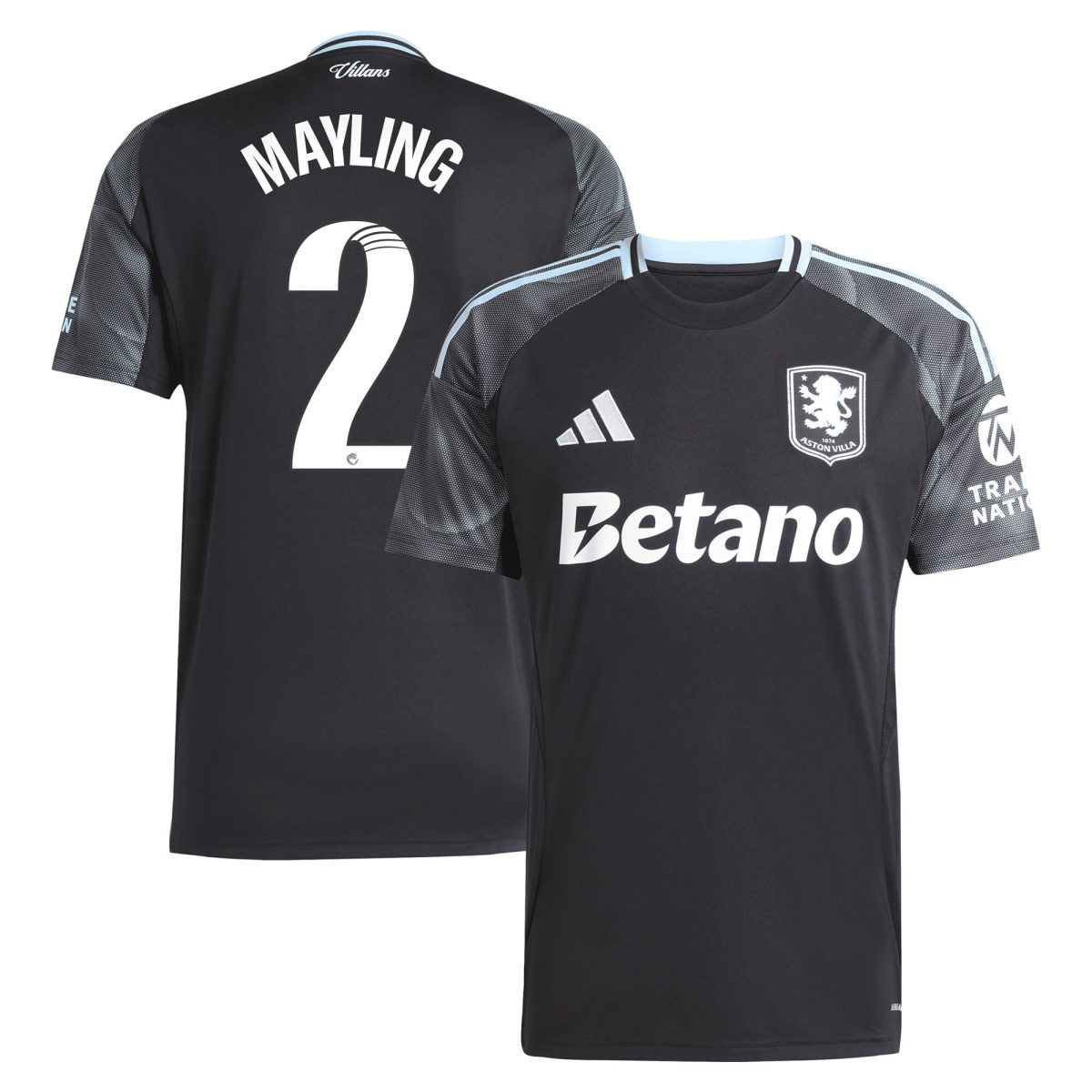 aston villa adidas wsl away shirt 2025-26 with mayling 2 printing Collection | Aston Villa Football Kits and Shirts