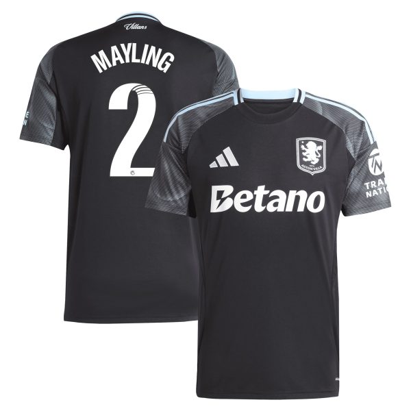 aston villa adidas wsl away shirt 2025-26 with mayling 2 printing Collection | Aston Villa Football Kits and Shirts