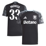aston villa adidas wsl away shirt 2025-26 with pacheco 33 printing Collection | Aston Villa Football Kits and Shirts