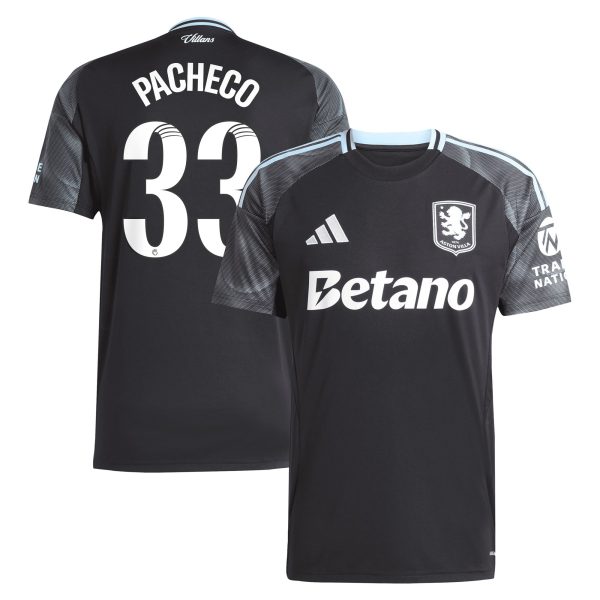 aston villa adidas wsl away shirt 2025-26 with pacheco 33 printing Collection | Aston Villa Football Kits and Shirts