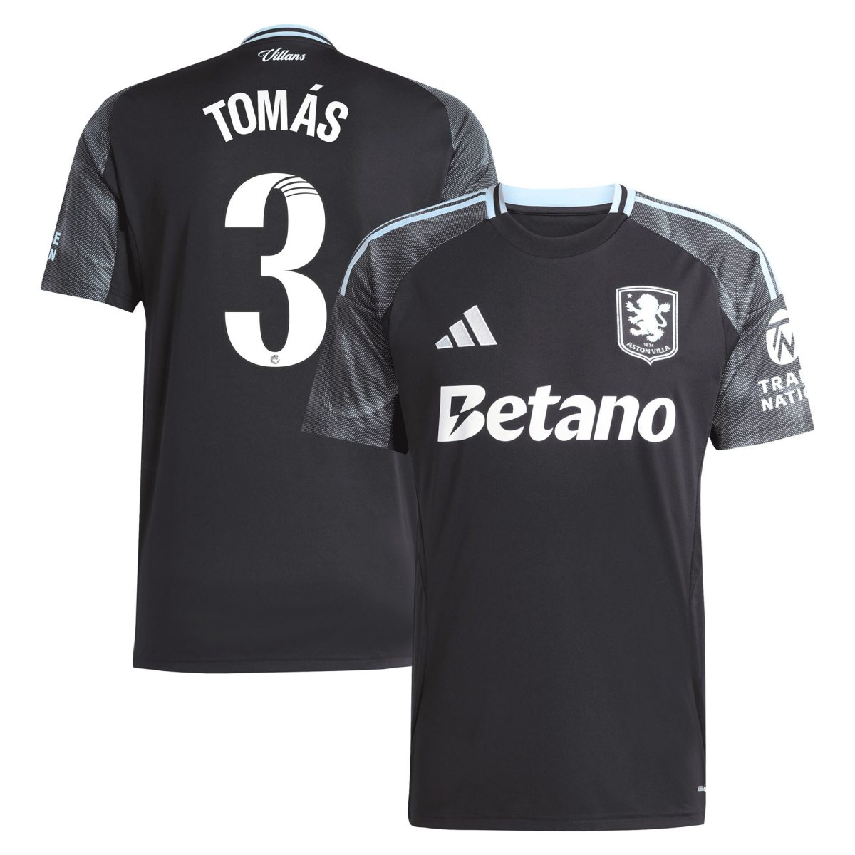 aston villa adidas wsl away shirt 2025-26 with tomás 3 printing Collection | Aston Villa Football Kits and Shirts