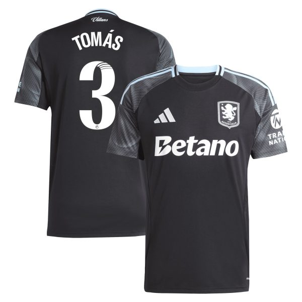 aston villa adidas wsl away shirt 2025-26 with tomás 3 printing Collection | Aston Villa Football Kits and Shirts