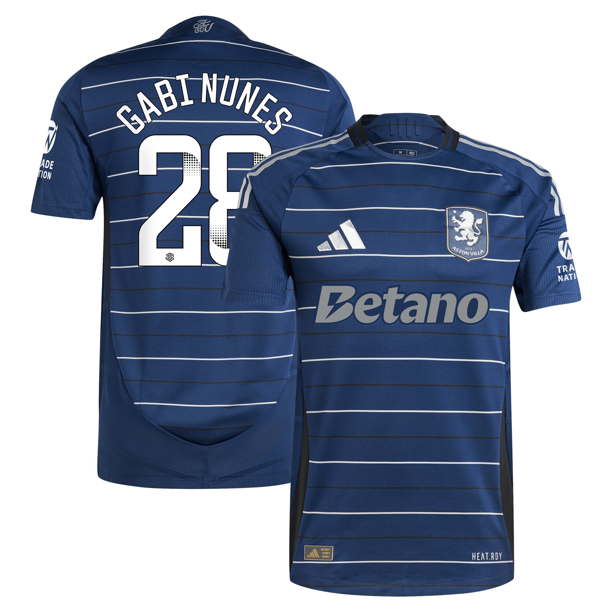 aston villa adidas wsl third authentic shirt 2024-25 with gabi nunes 28 printing Collection | Aston Villa Football Kits and Shirts