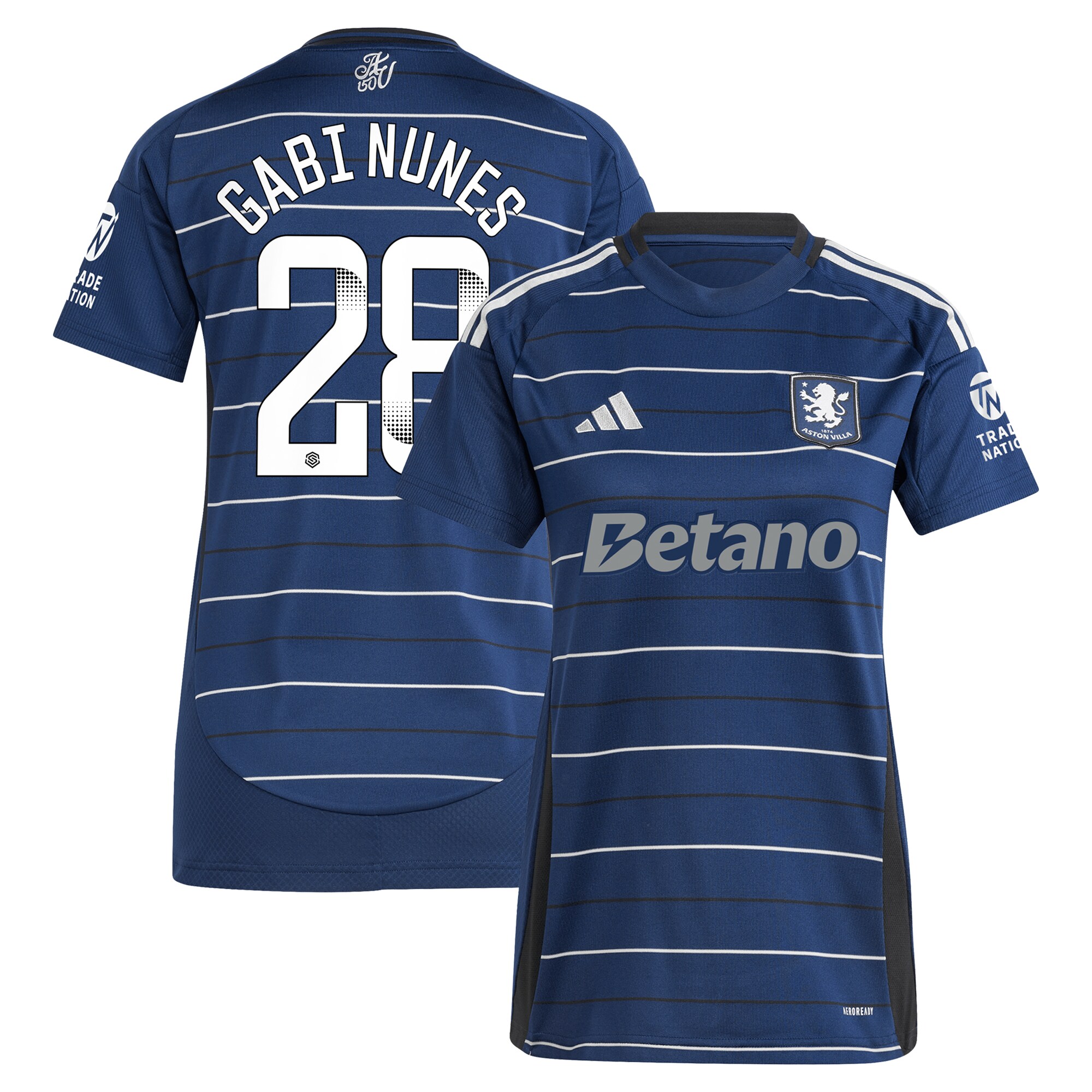 aston villa adidas wsl third shirt 2024-25 – womens with gabi nunes 28 printing Collection | Aston Villa Football Kits and Shirts