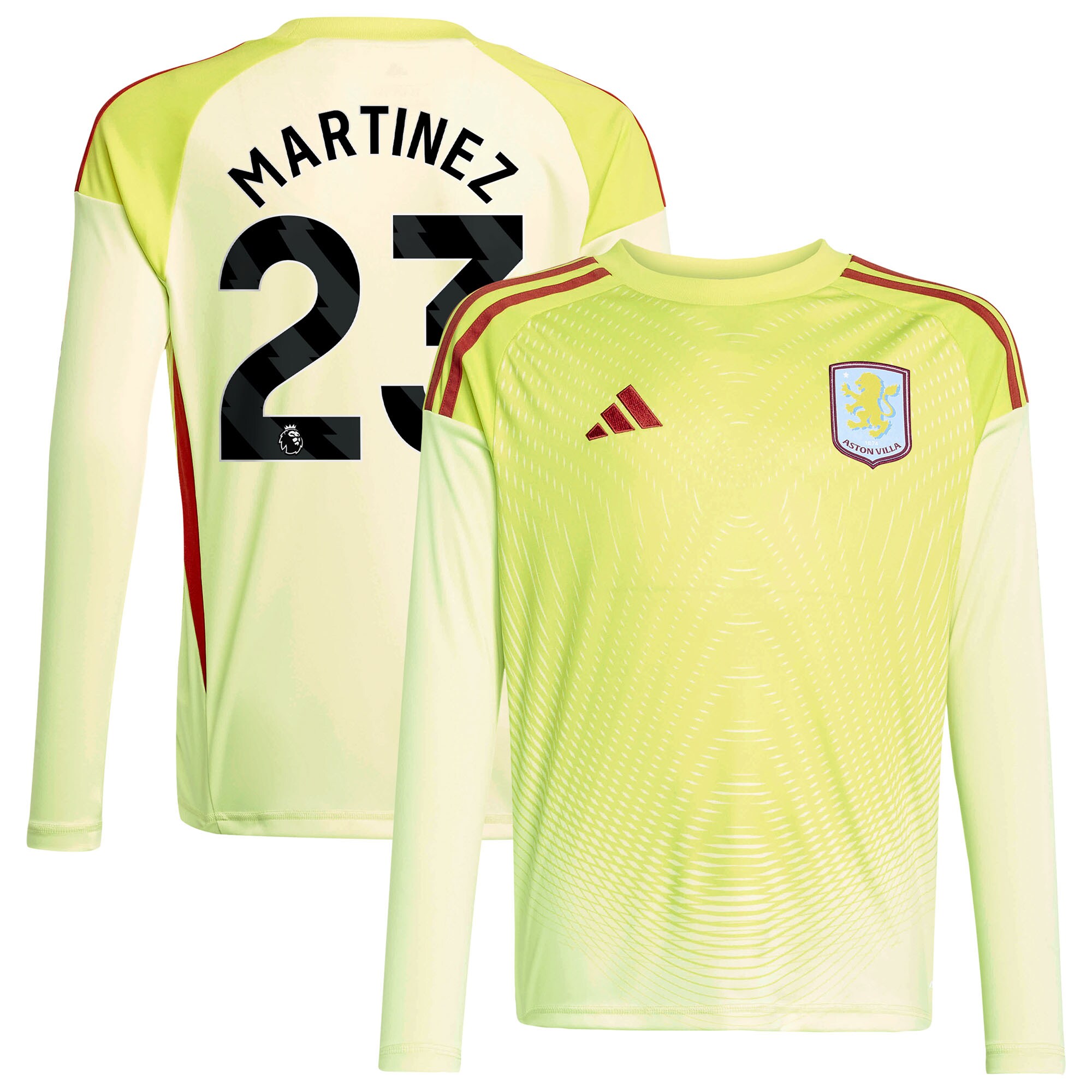 aston villa away goalkeeper shirt 2025-26 – kids with martinez 23 printing Collection | Aston Villa Football Kits and Shirts