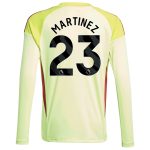 aston villa away goalkeeper shirt 2025-26 – kids with martinez 23 printing Collection | Aston Villa Football Kits and Shirts